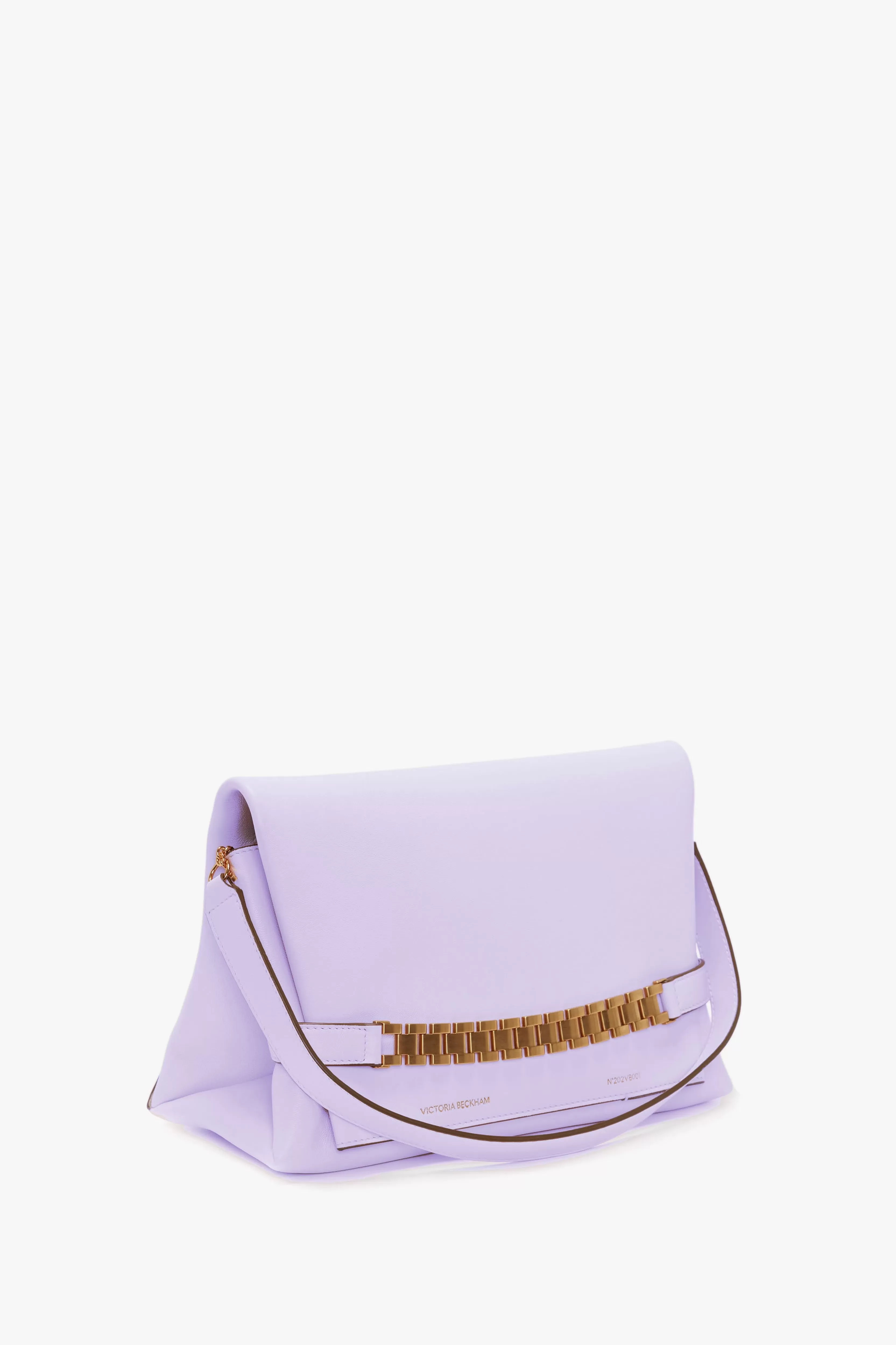 BAGS | ACCESSORIES Victoria Beckham The Chain Pouch | Shoulder Bags | Bags | Chain Pouch with Strap in Leather Lilac