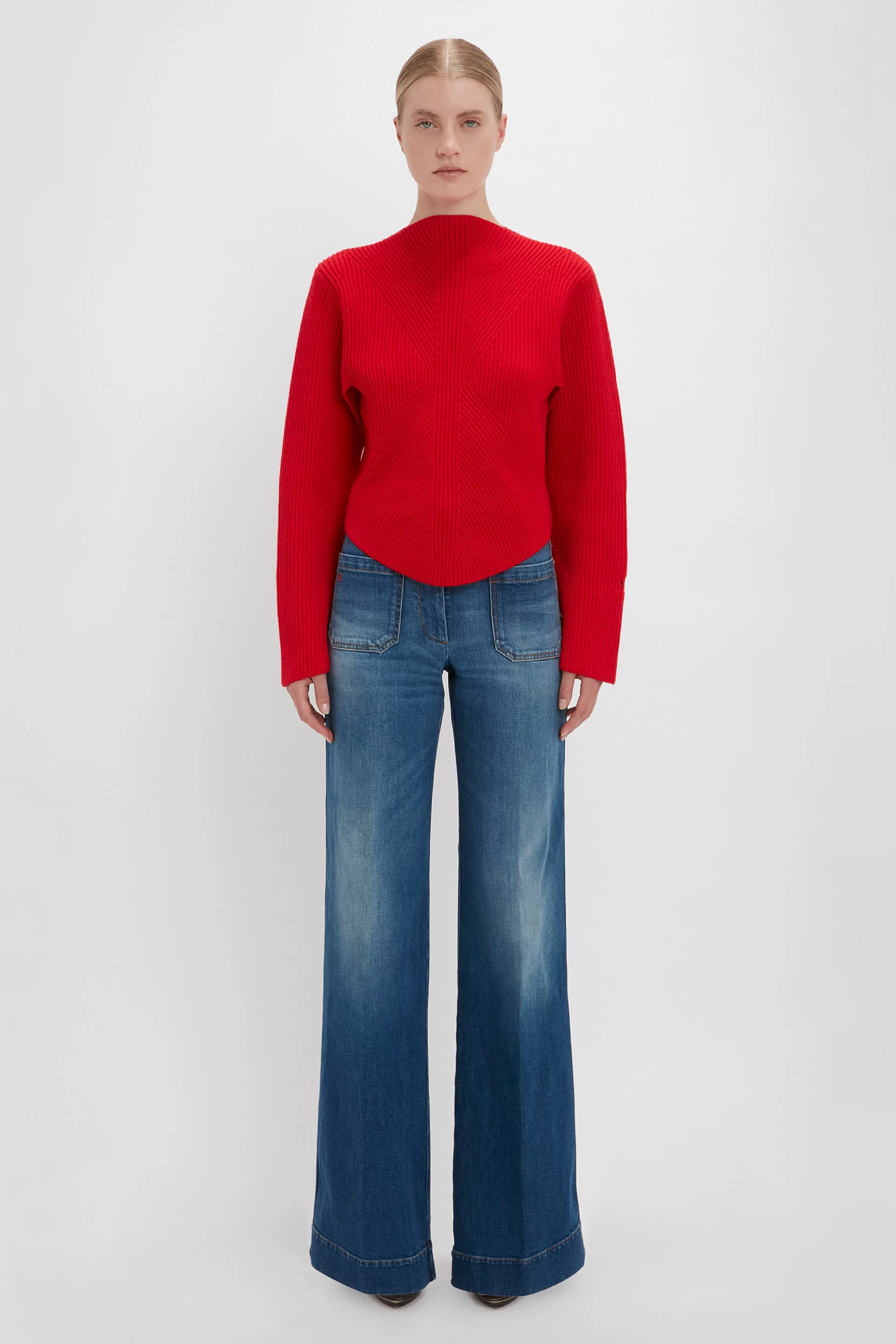 READY TO WEAR Victoria Beckham Sale | Circle Jumper In Red