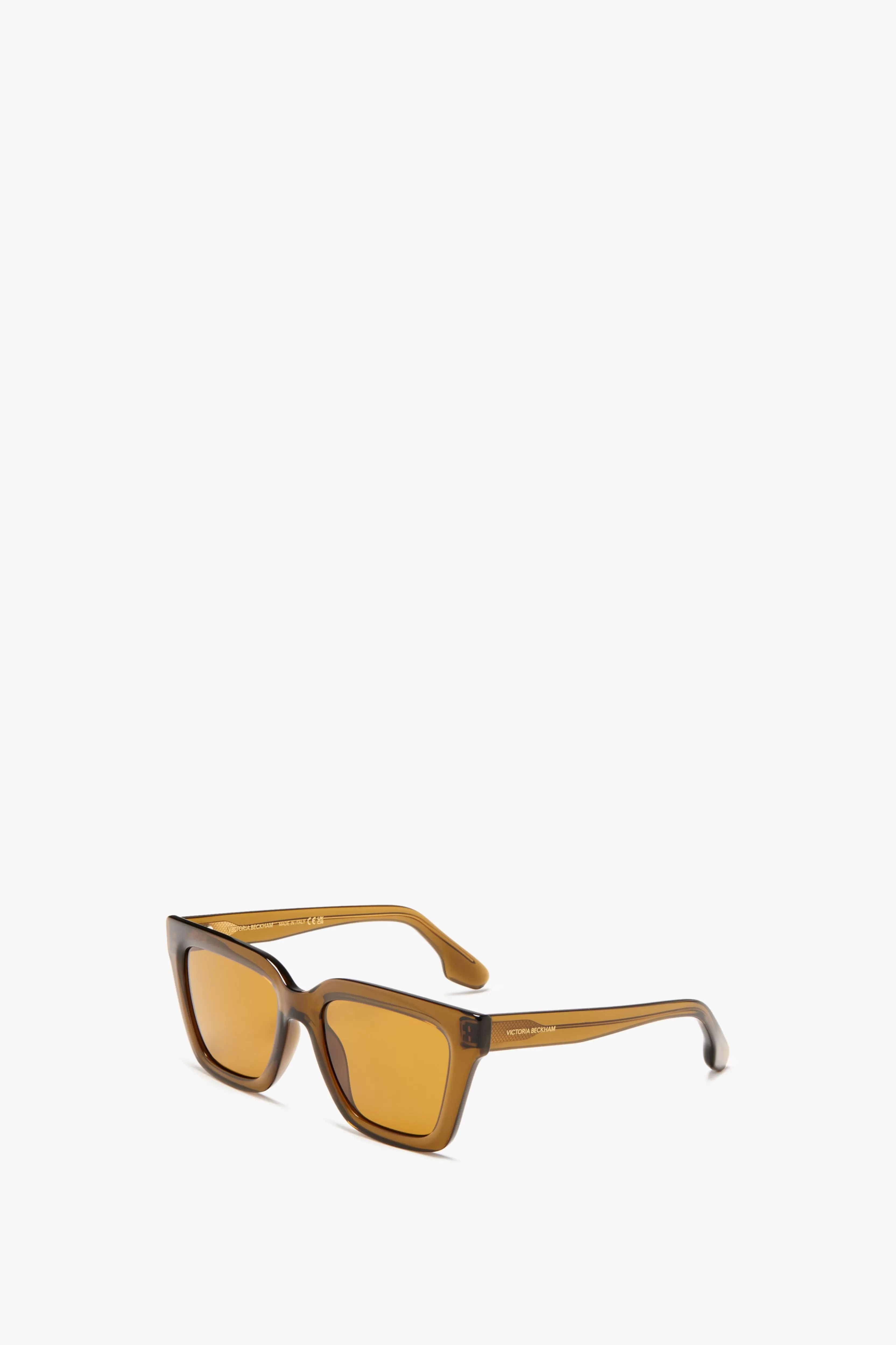 ACCESSORIES Victoria Beckham Eyewear | Crystal Frame Sunglasses In Khaki Green