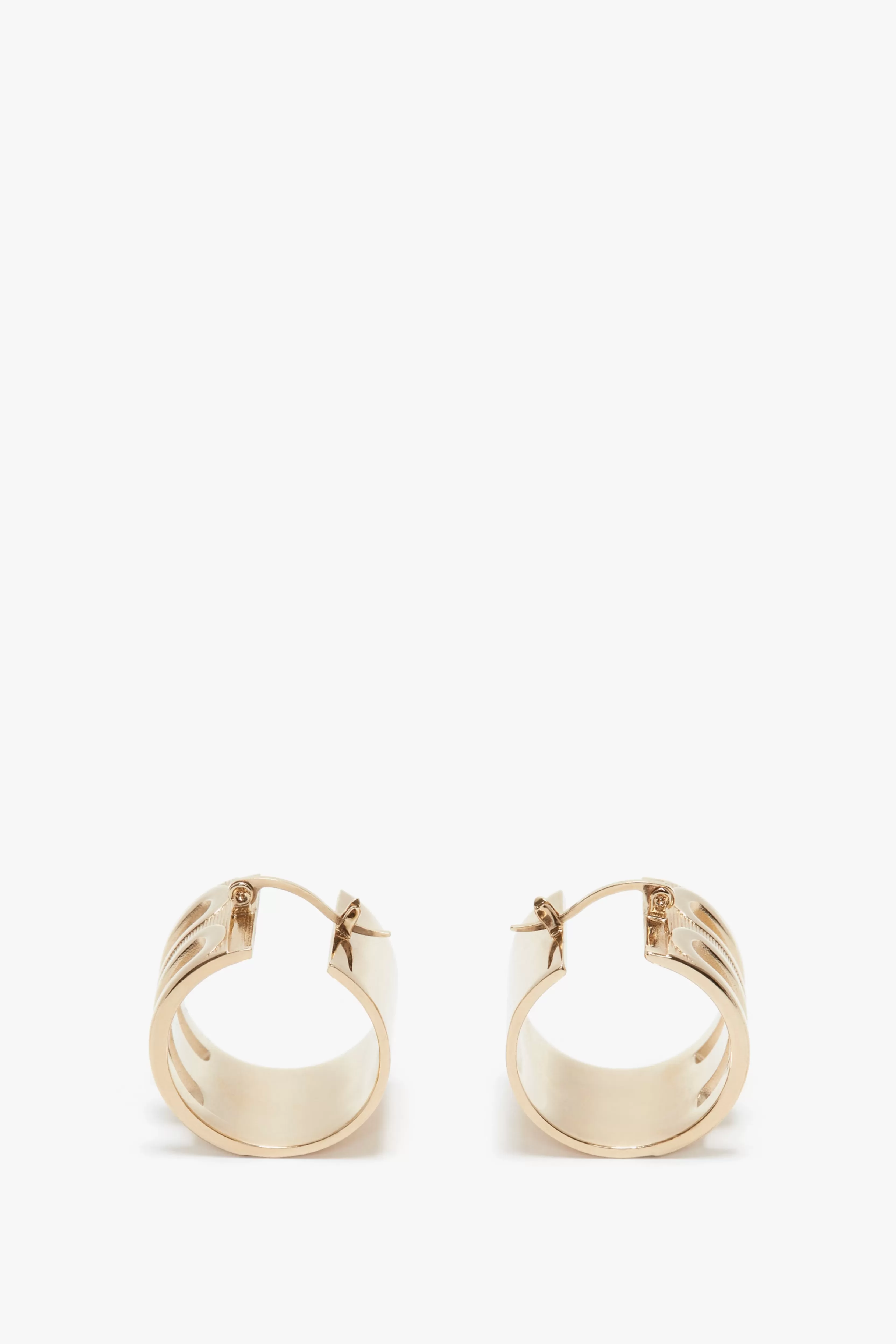 ACCESSORIES | VALENTINE'S DAY Victoria Beckham Gifts | Jewellery | Eveningwear | Exclusive Frame Hoop Earrings In Gold