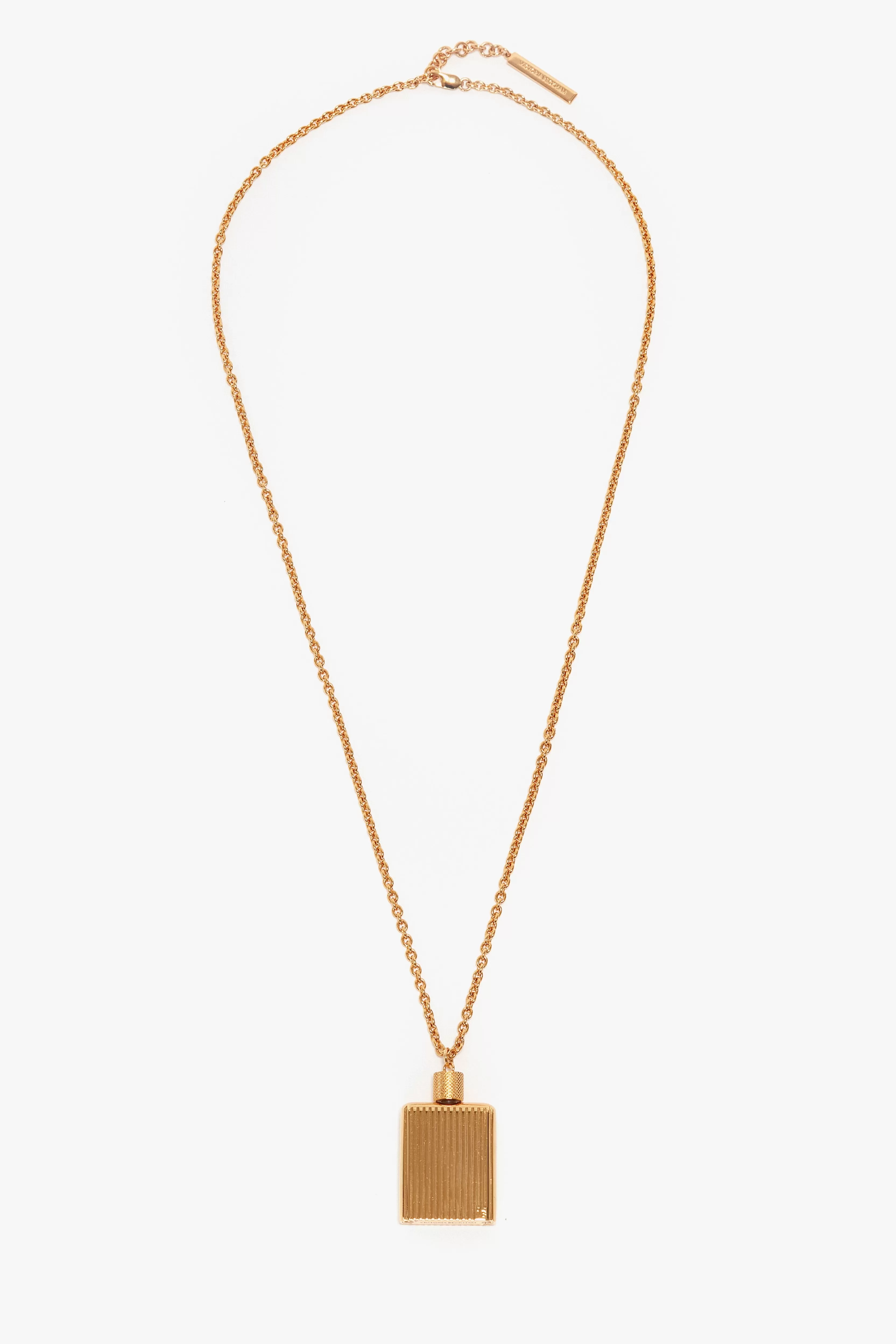 ACCESSORIES | READY TO WEAR | VALENTINE'S DAY Victoria Beckham Gifts | The Victoria Edit | Exclusive To VB | Jewellery | Eveningwear | Exclusive Perfume Bottle Necklace In Brushed Gold