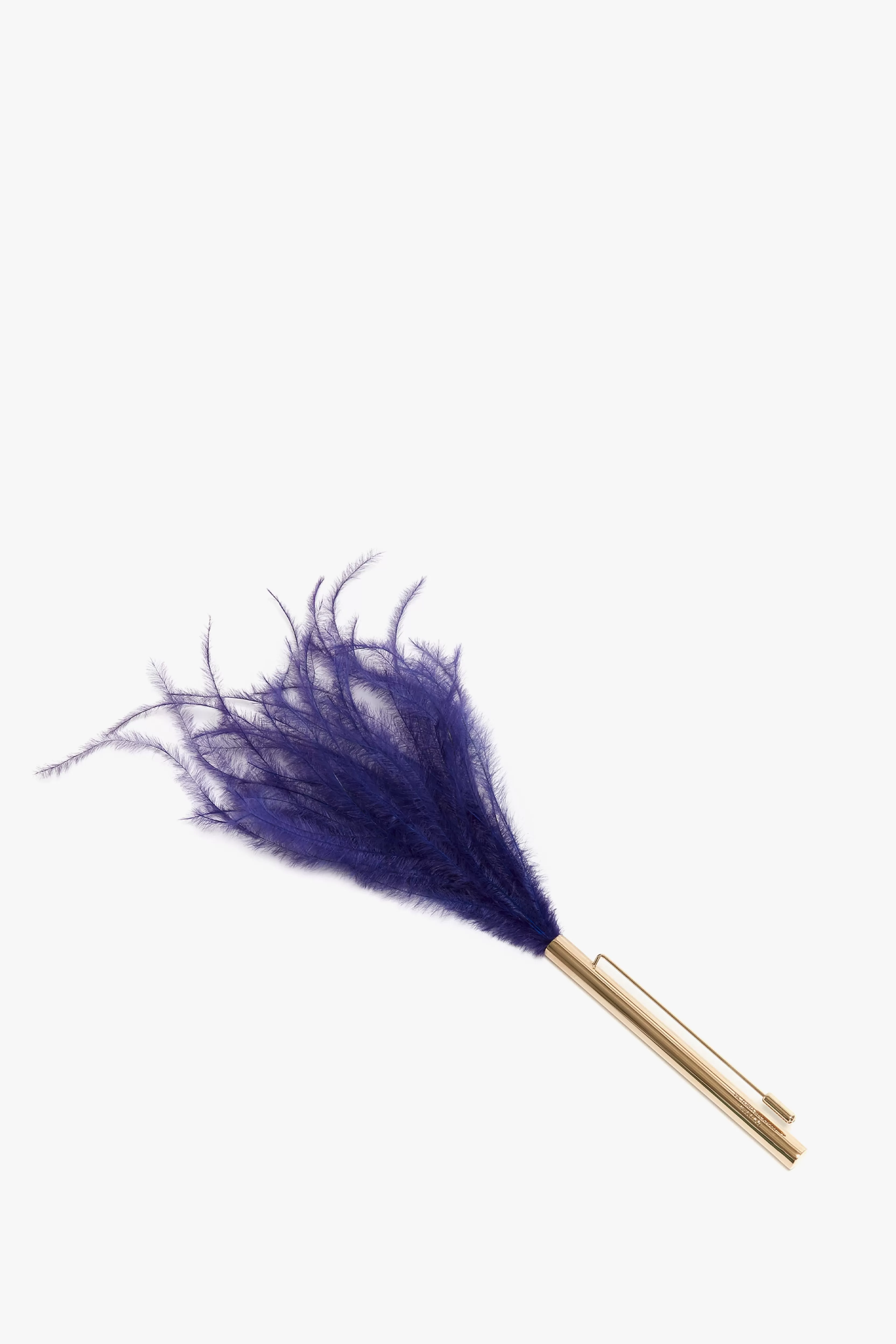 ACCESSORIES | VALENTINE'S DAY Victoria Beckham Gifts | Jewellery | Eveningwear | Feather Brooch In Purple Gold