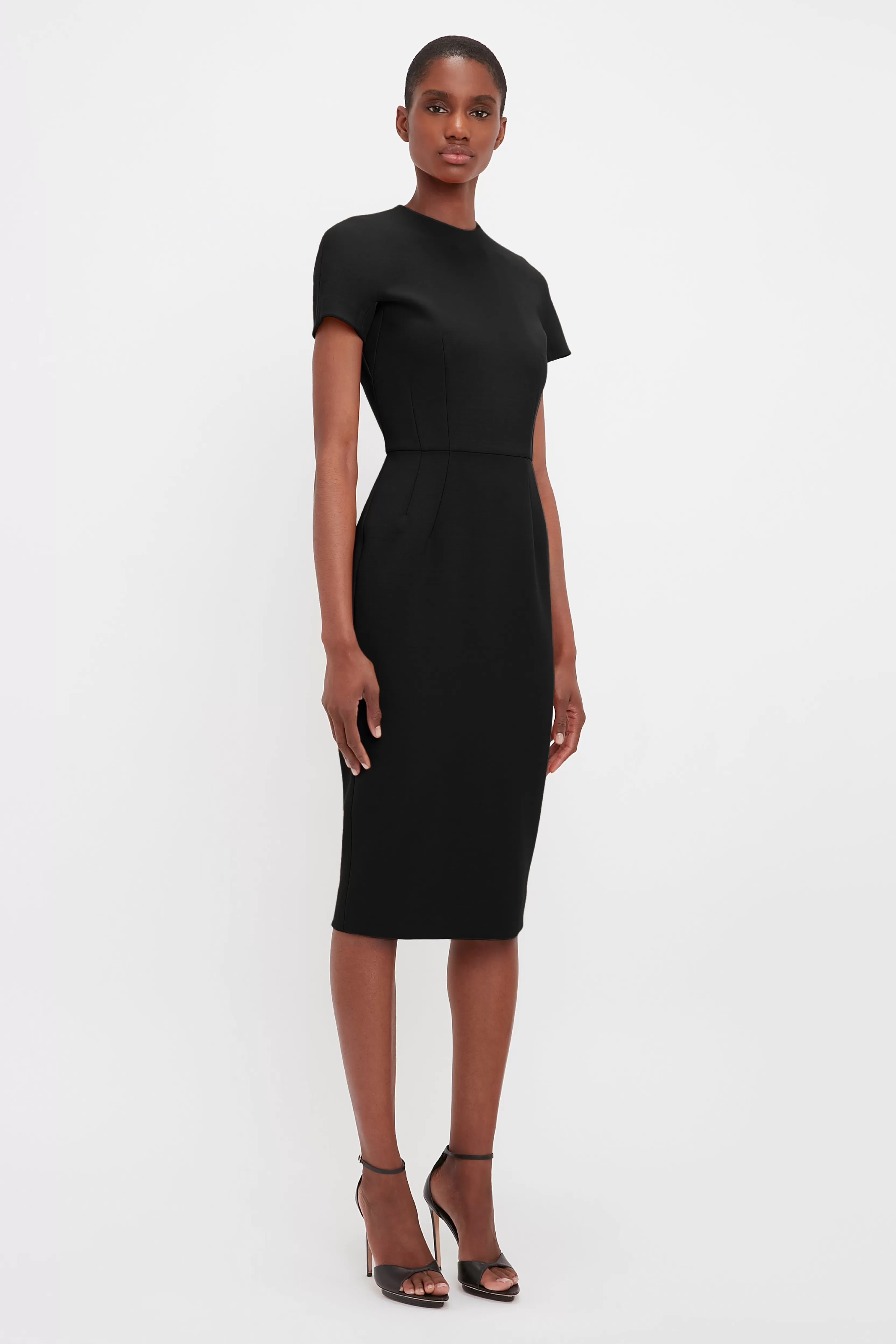 READY TO WEAR Victoria Beckham The Iconics Capsule | Dresses | Fitted T-Shirt Dress In Black