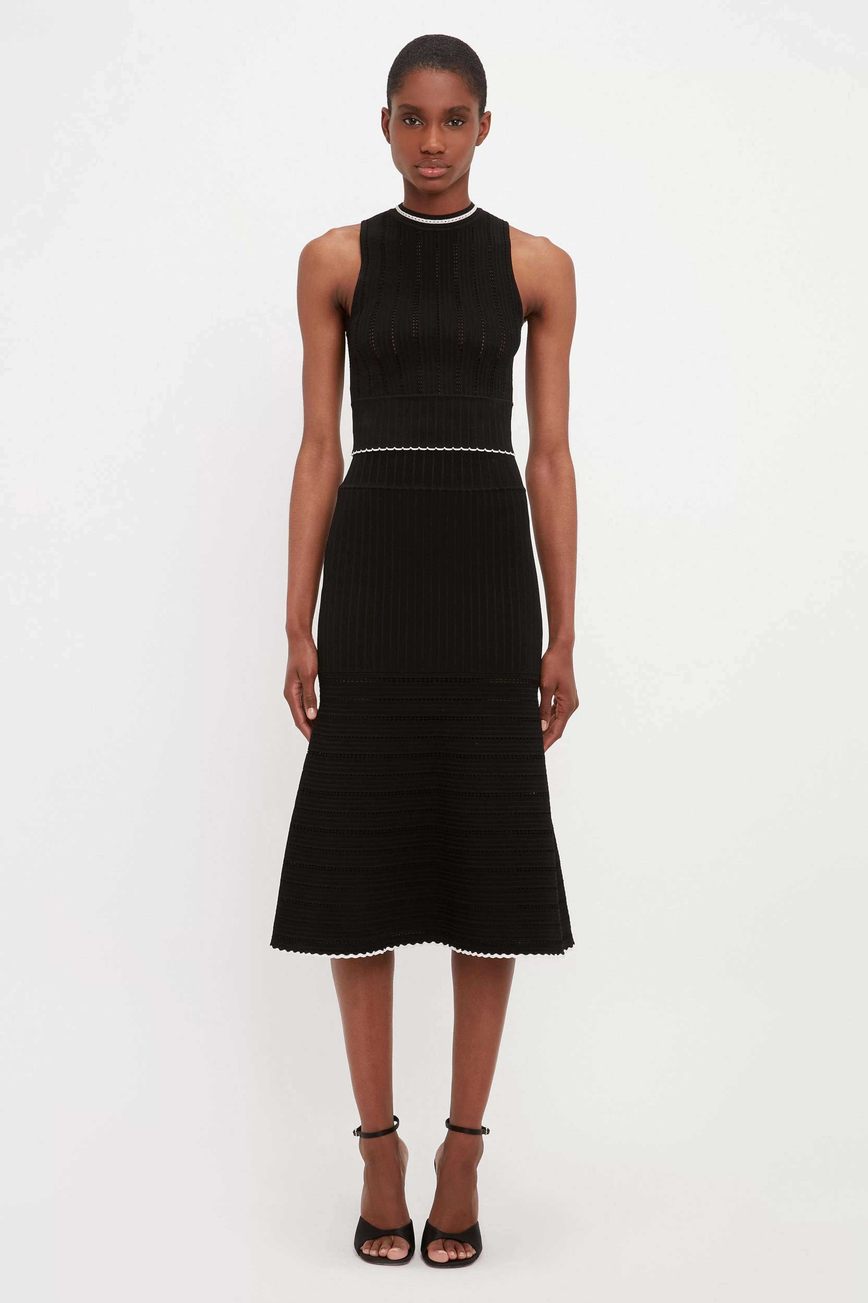 READY TO WEAR Victoria Beckham Sale | Flared Midi Skirt In Black