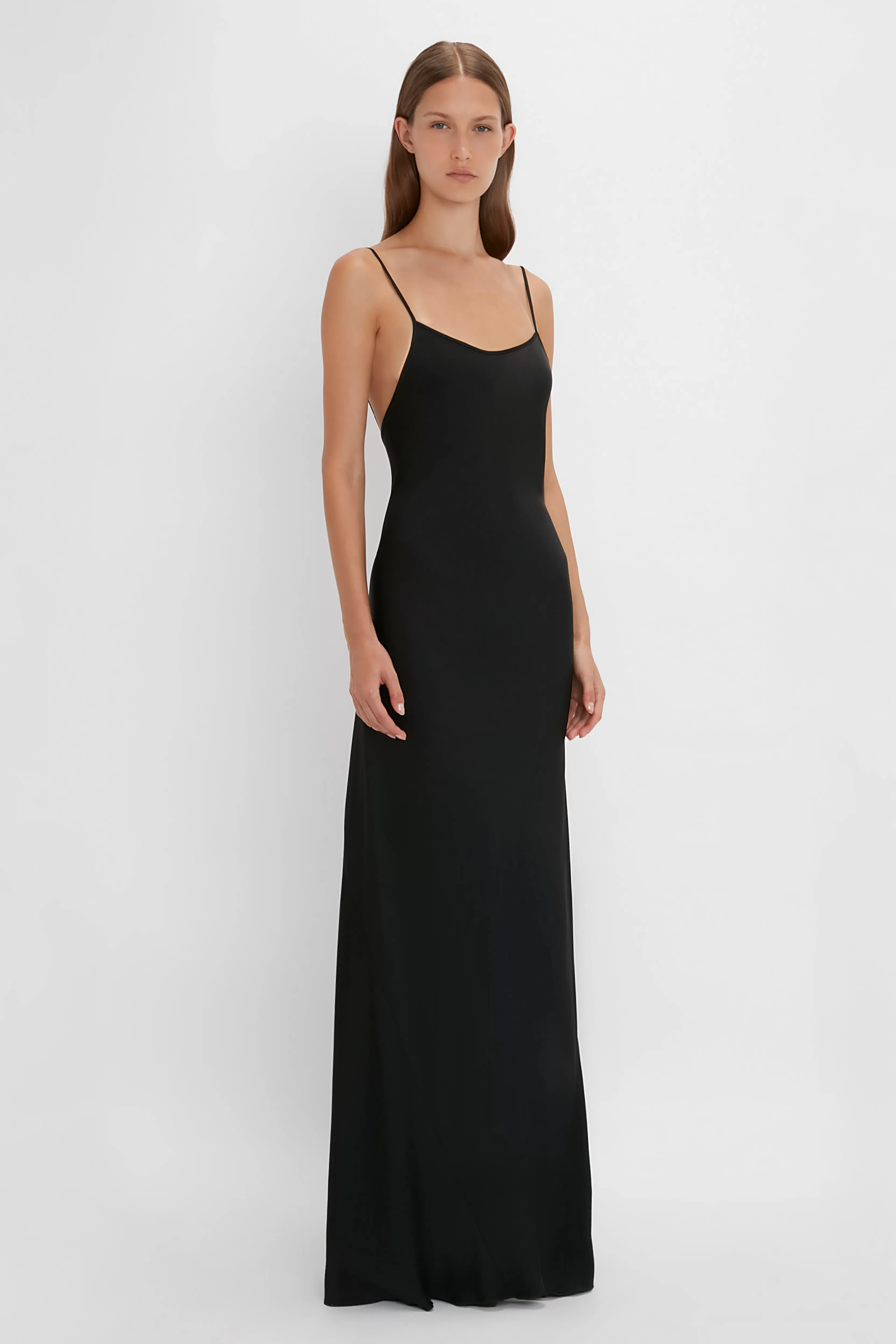 READY TO WEAR | VALENTINE'S DAY Victoria Beckham The Victoria Edit | The Iconics Capsule | Gowns | Dresses | Eveningwear | Floor-Length Cami Dress In Black