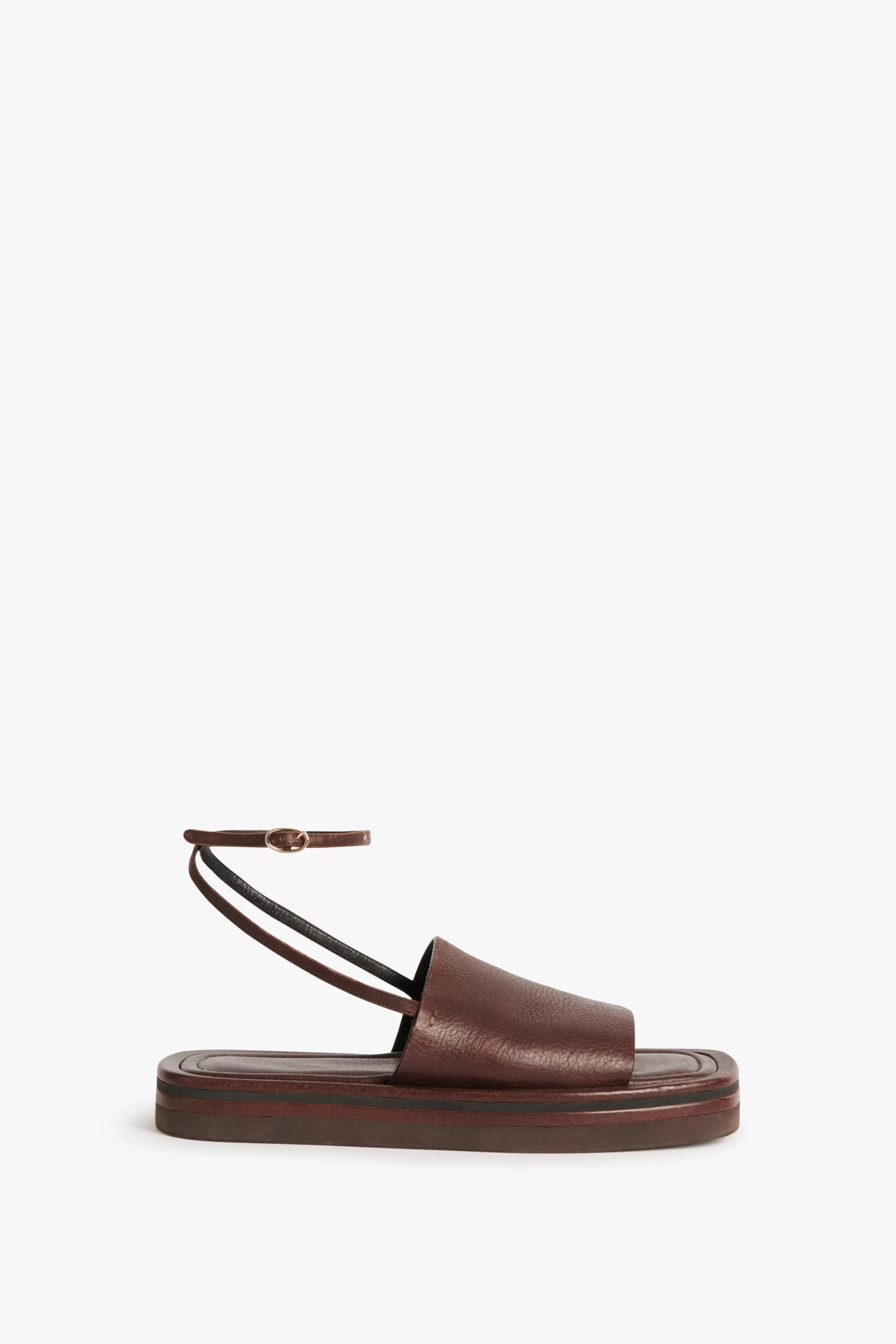 READY TO WEAR Victoria Beckham Sale | Frances Sandal in Dark Brown