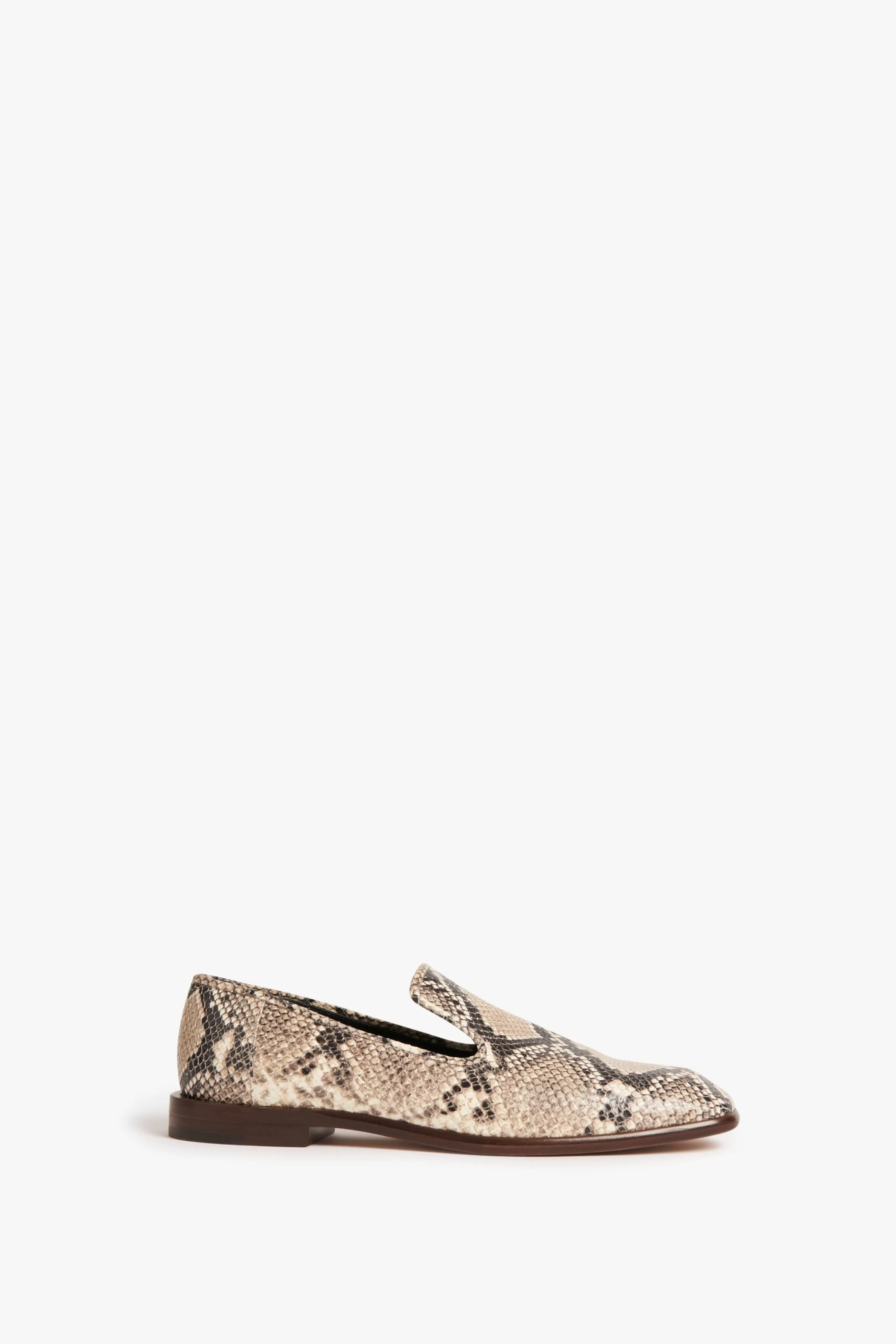 READY TO WEAR Victoria Beckham Sale | Hanna Loafer in Snake Print Beige