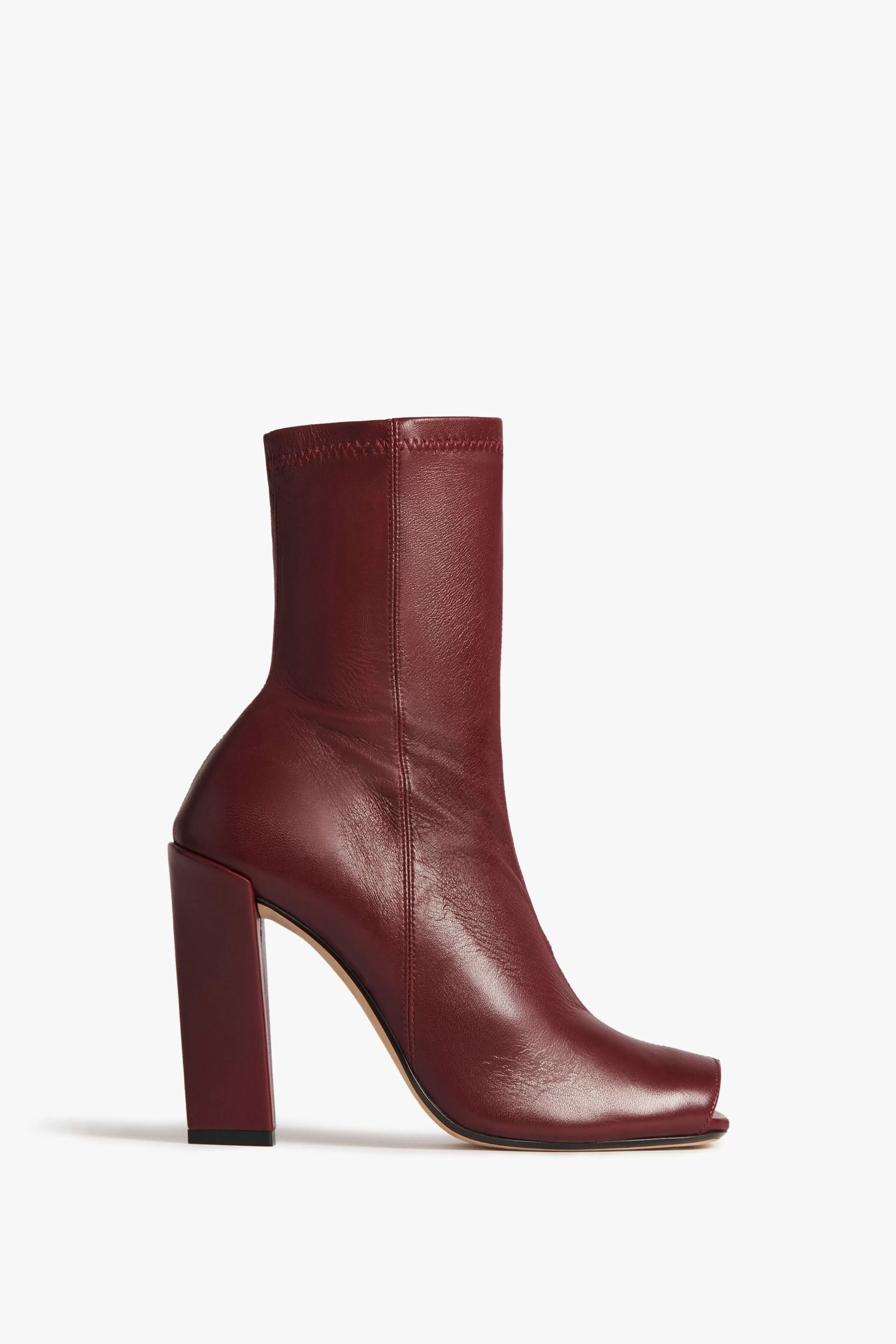 SHOES | ACCESSORIES Victoria Beckham Boots | Shoes | Iona Boots In Dark Red Burgundy