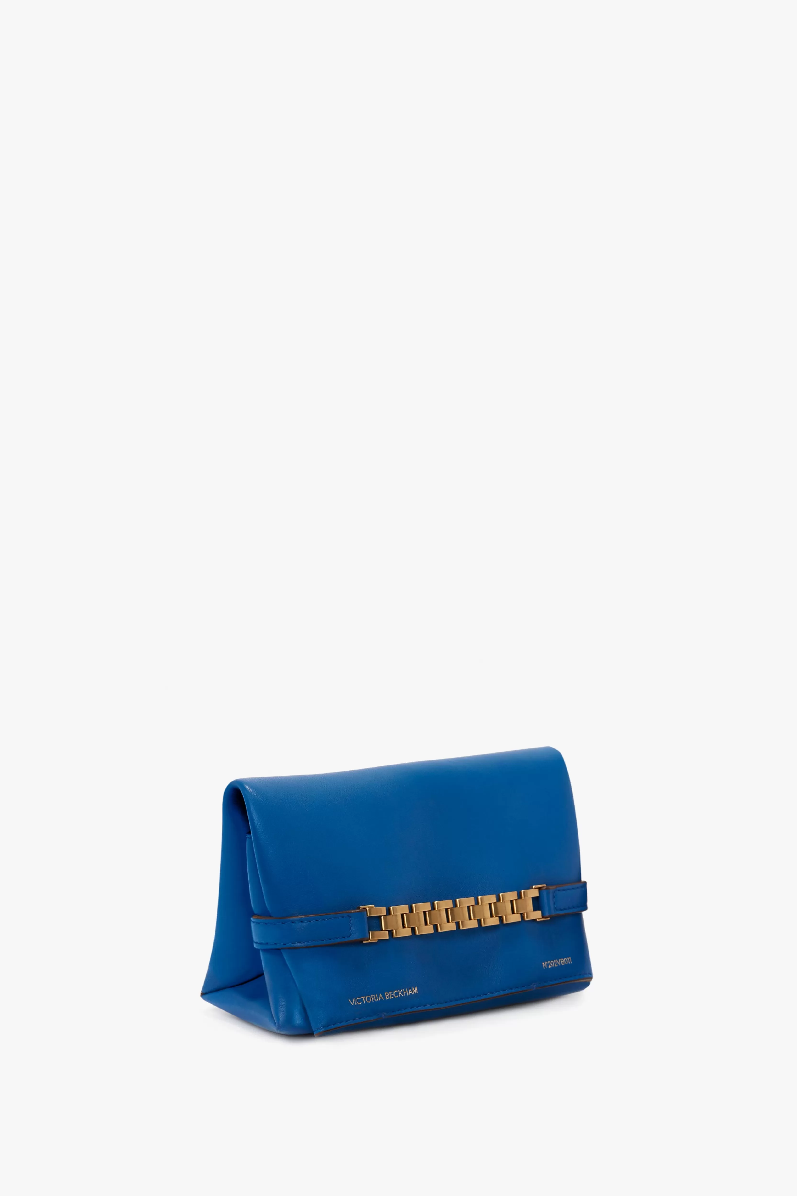 BAGS | ACCESSORIES Victoria Beckham The Chain Pouch | Shoulder Bags | Bags | Mini Chain Pouch With Long Strap In Sapphire Blue