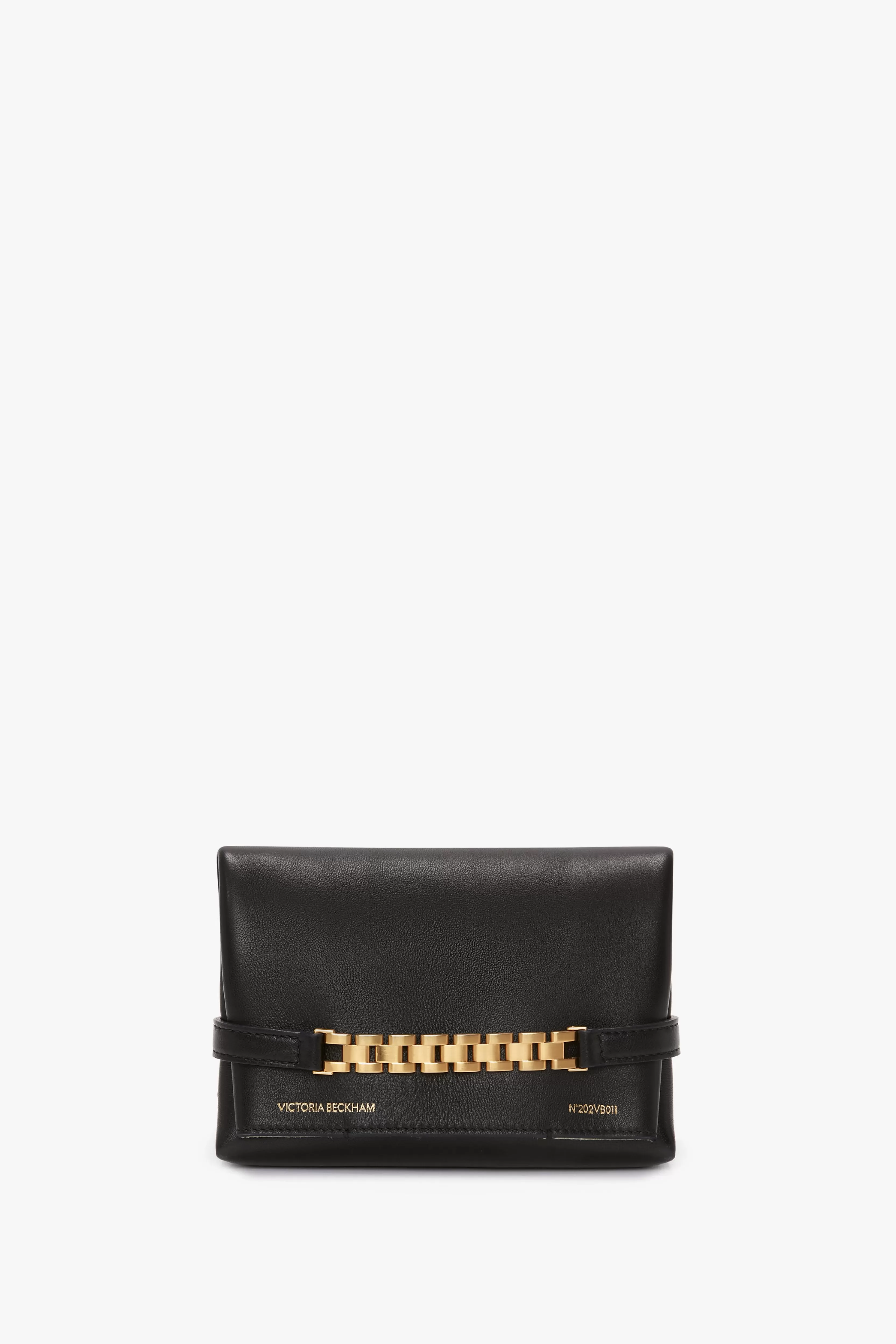 BAGS | READY TO WEAR | ACCESSORIES Victoria Beckham The Chain Pouch | Shoulder Bags | The Victoria Edit | Occasionwear Edit | Bags | Mini Pouch With Long Strap In Leather Black