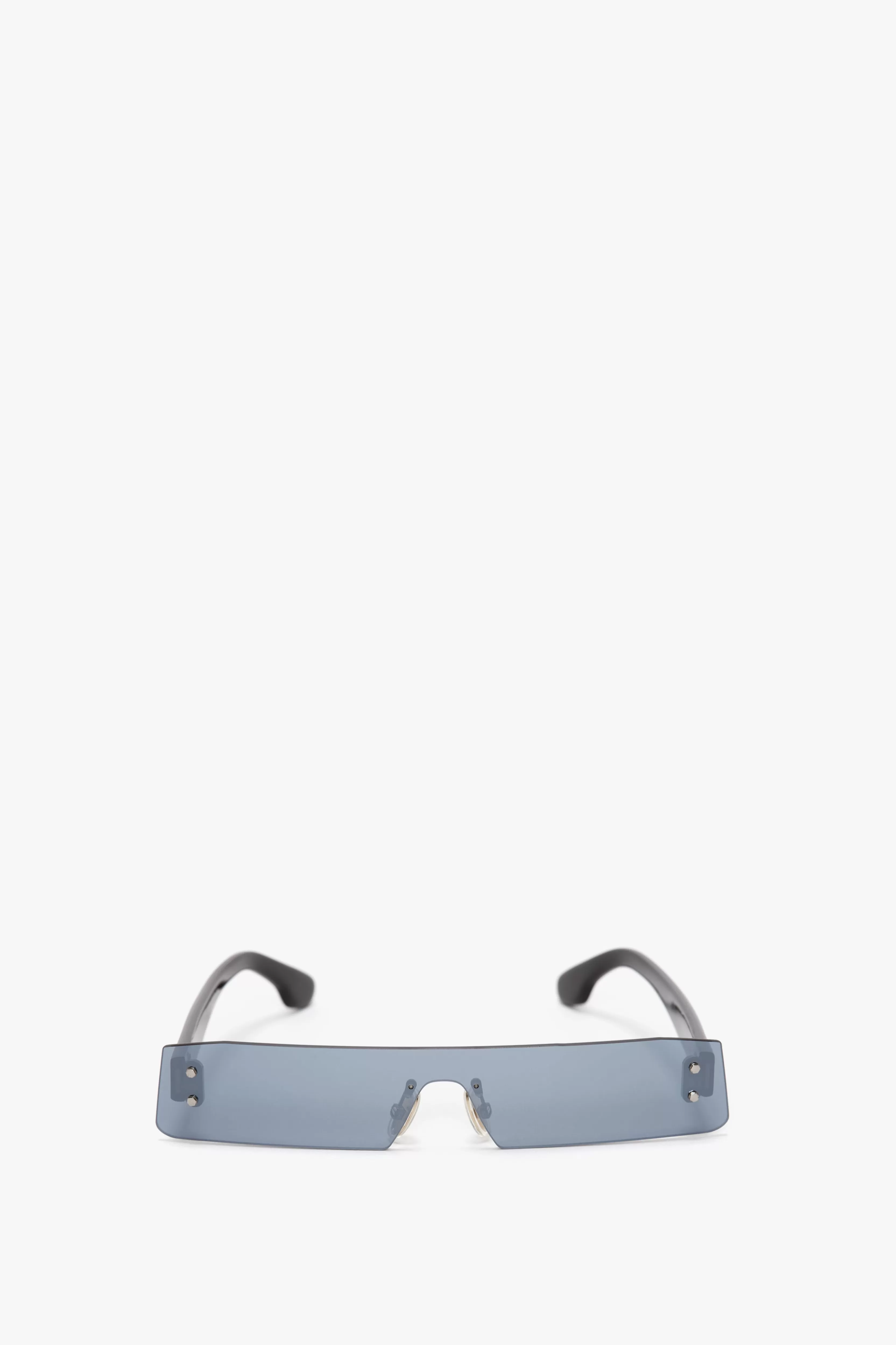 ACCESSORIES Victoria Beckham Eyewear | Mini Visor Sunglasses In -Mirror Blue