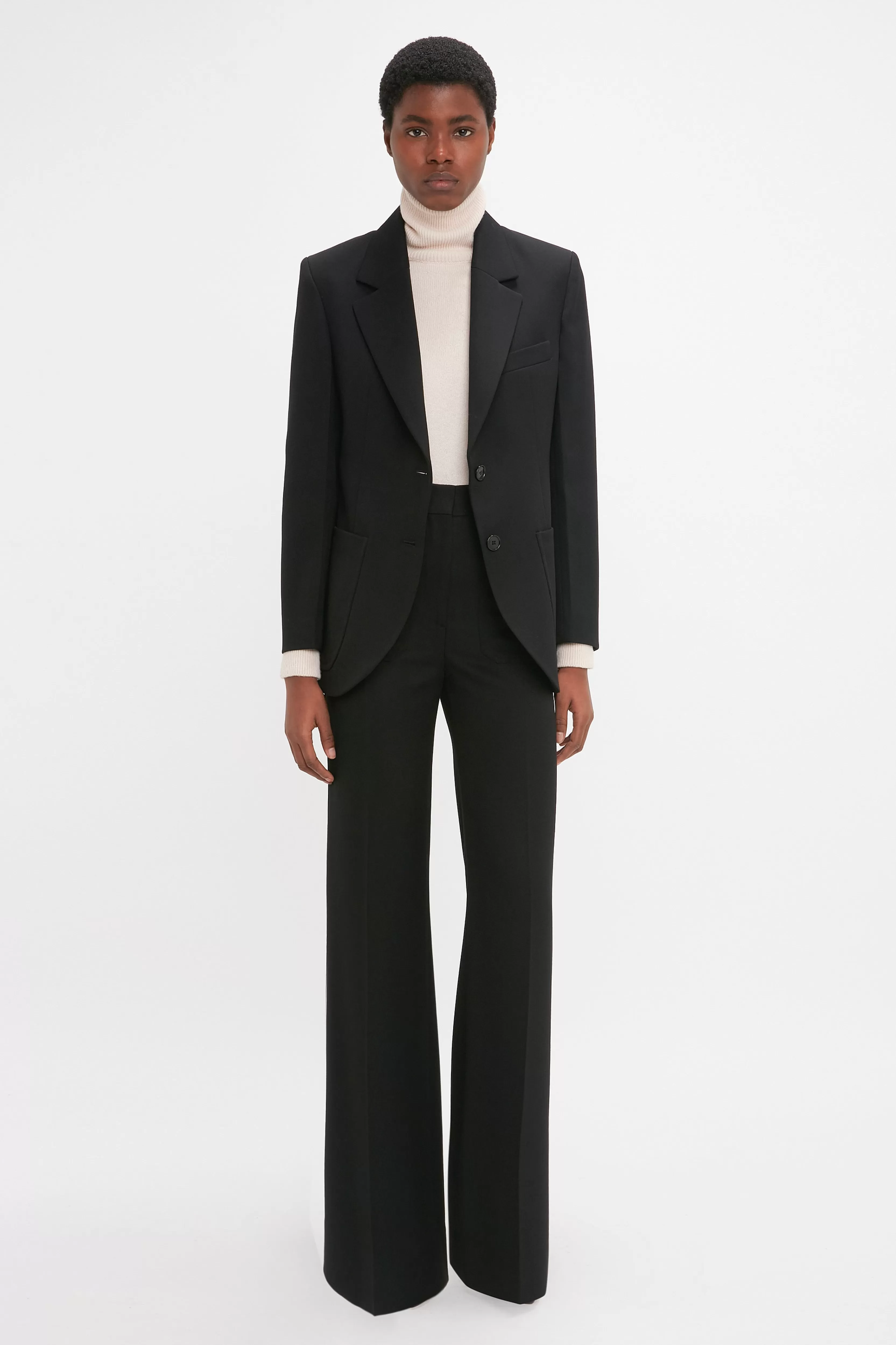 READY TO WEAR Victoria Beckham The Iconics Capsule | Jackets & Coats | Patch Pocket Jacket In Black