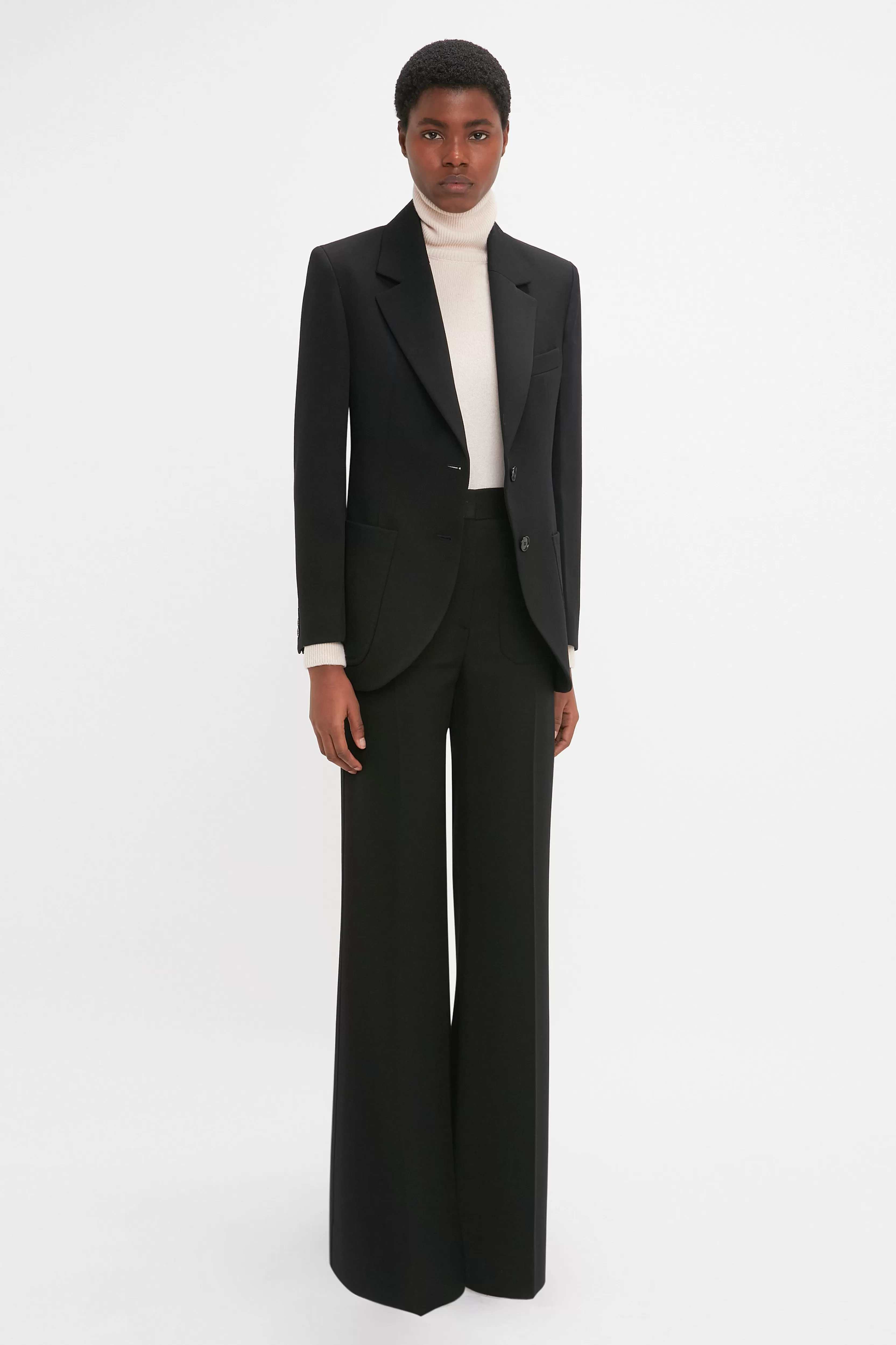 READY TO WEAR Victoria Beckham The Iconics Capsule | Jackets & Coats | Patch Pocket Jacket In Black