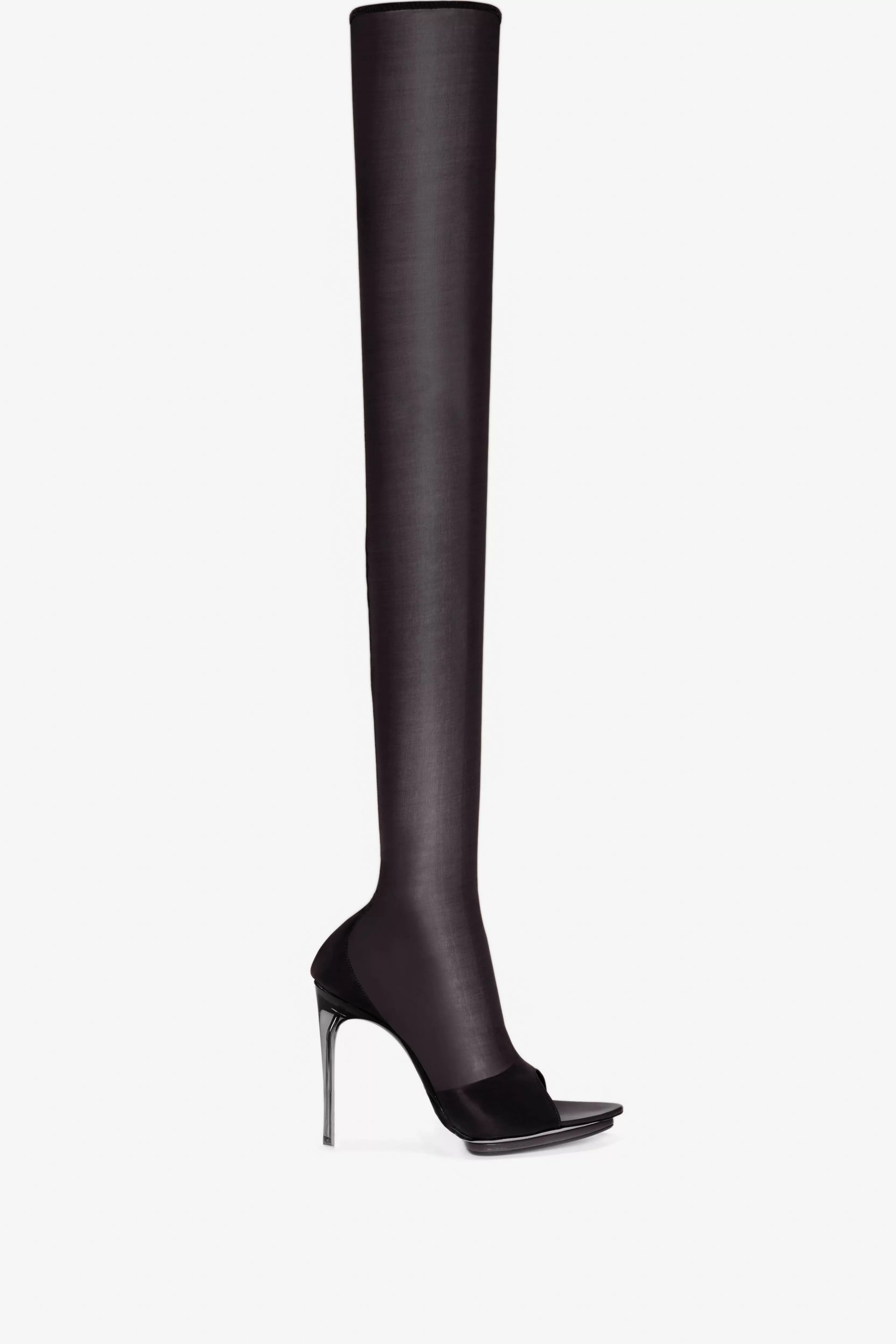 SHOES | ACCESSORIES Victoria Beckham Boots | Shoes | Pointy Toe Mesh Boot in Black