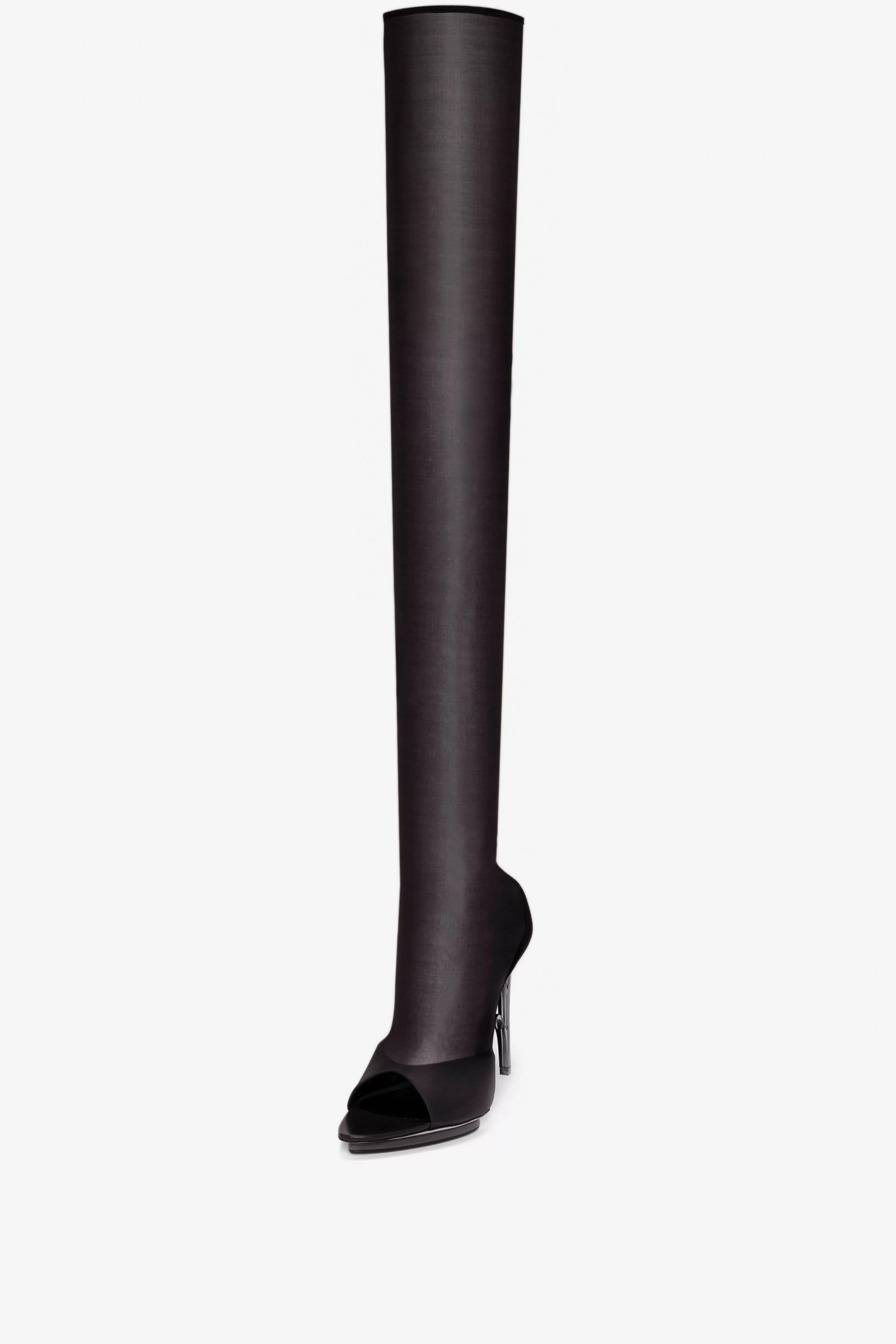 SHOES | ACCESSORIES Victoria Beckham Boots | Shoes | Pointy Toe Mesh Boot in Black