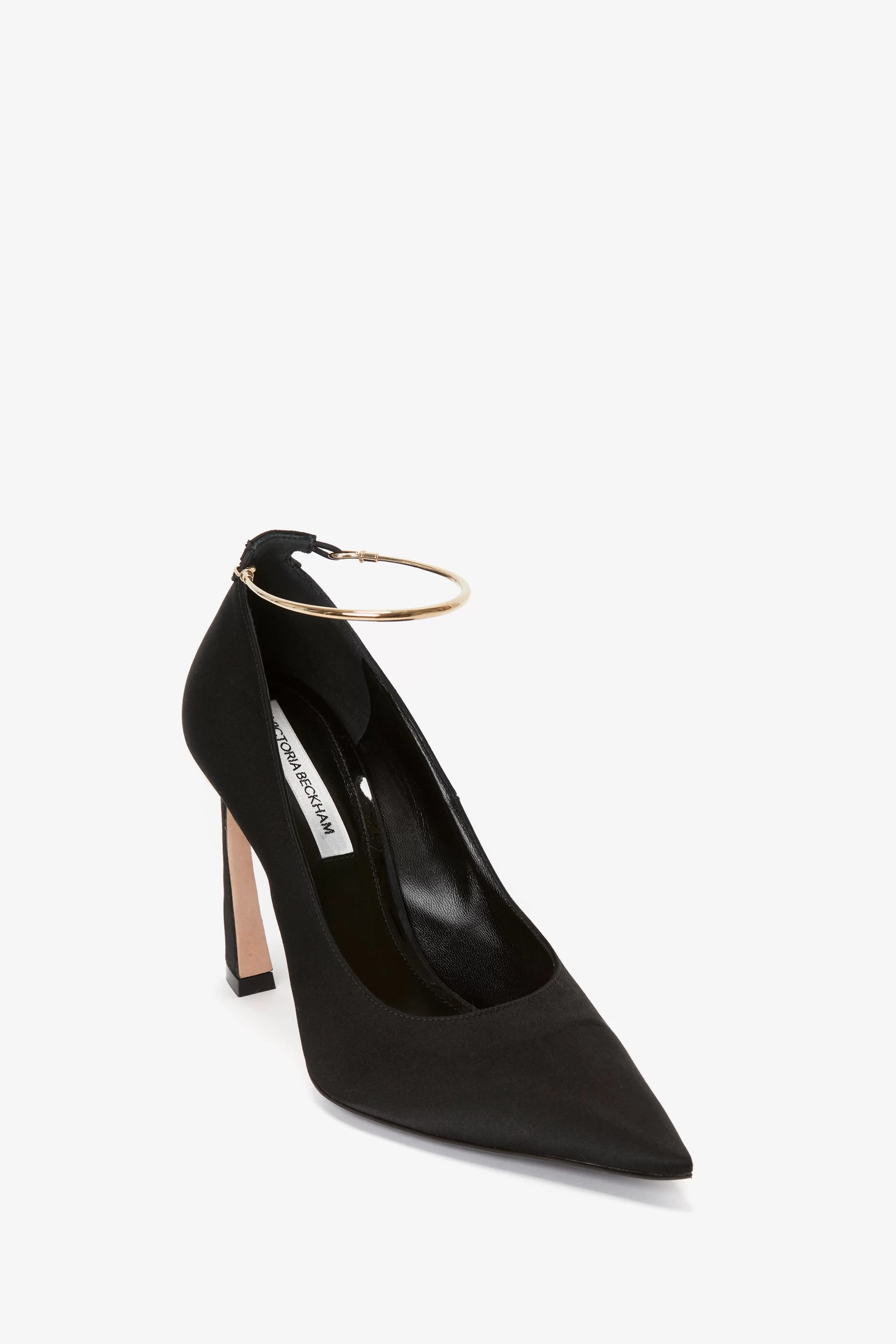 SHOES | ACCESSORIES | VALENTINE'S DAY Victoria Beckham Heels | Shoes | Eveningwear | Pointy Toe Pump in Black Satin