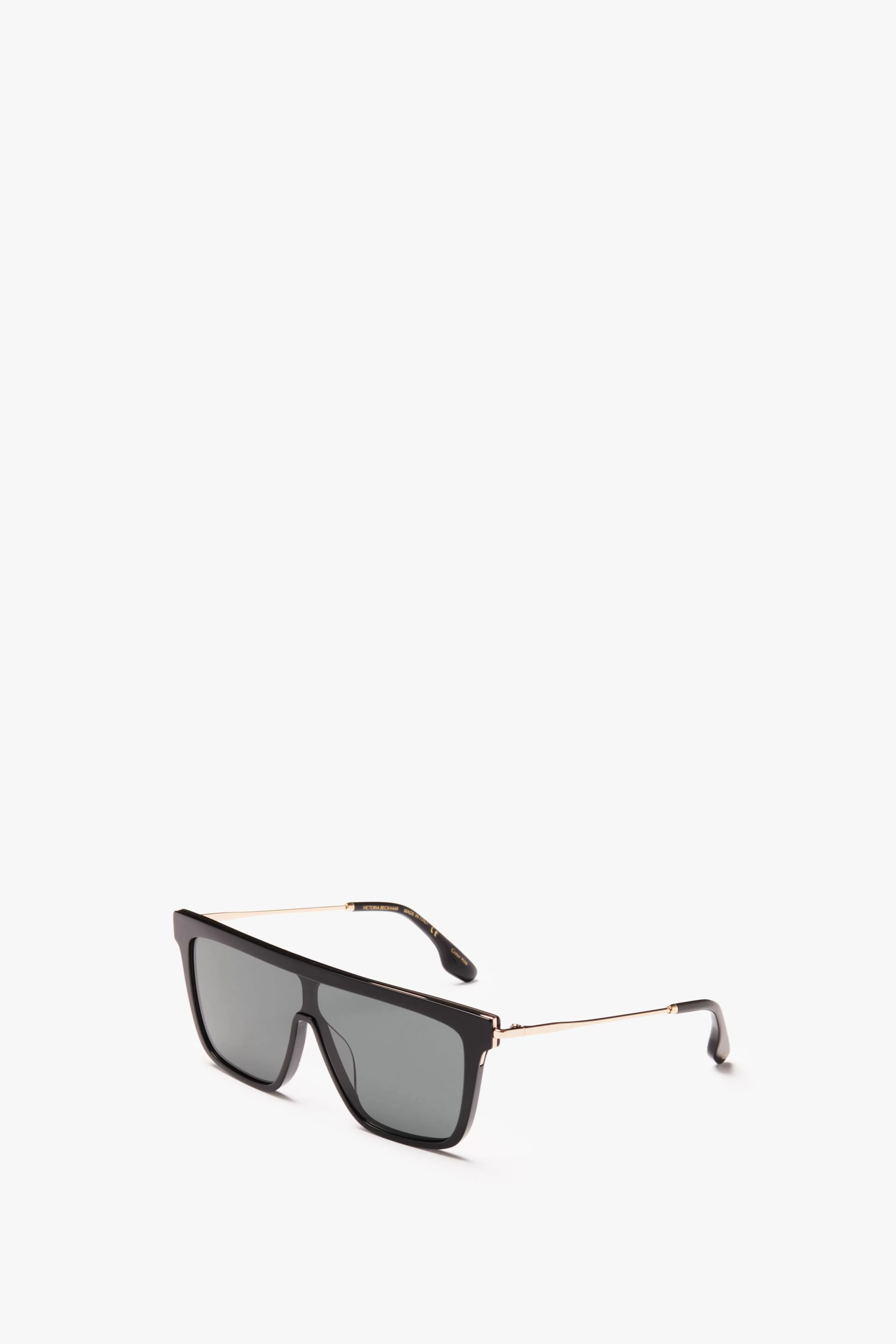 ACCESSORIES Victoria Beckham Gifts | Eyewear | Rectangular Shield Sunglasses In Black