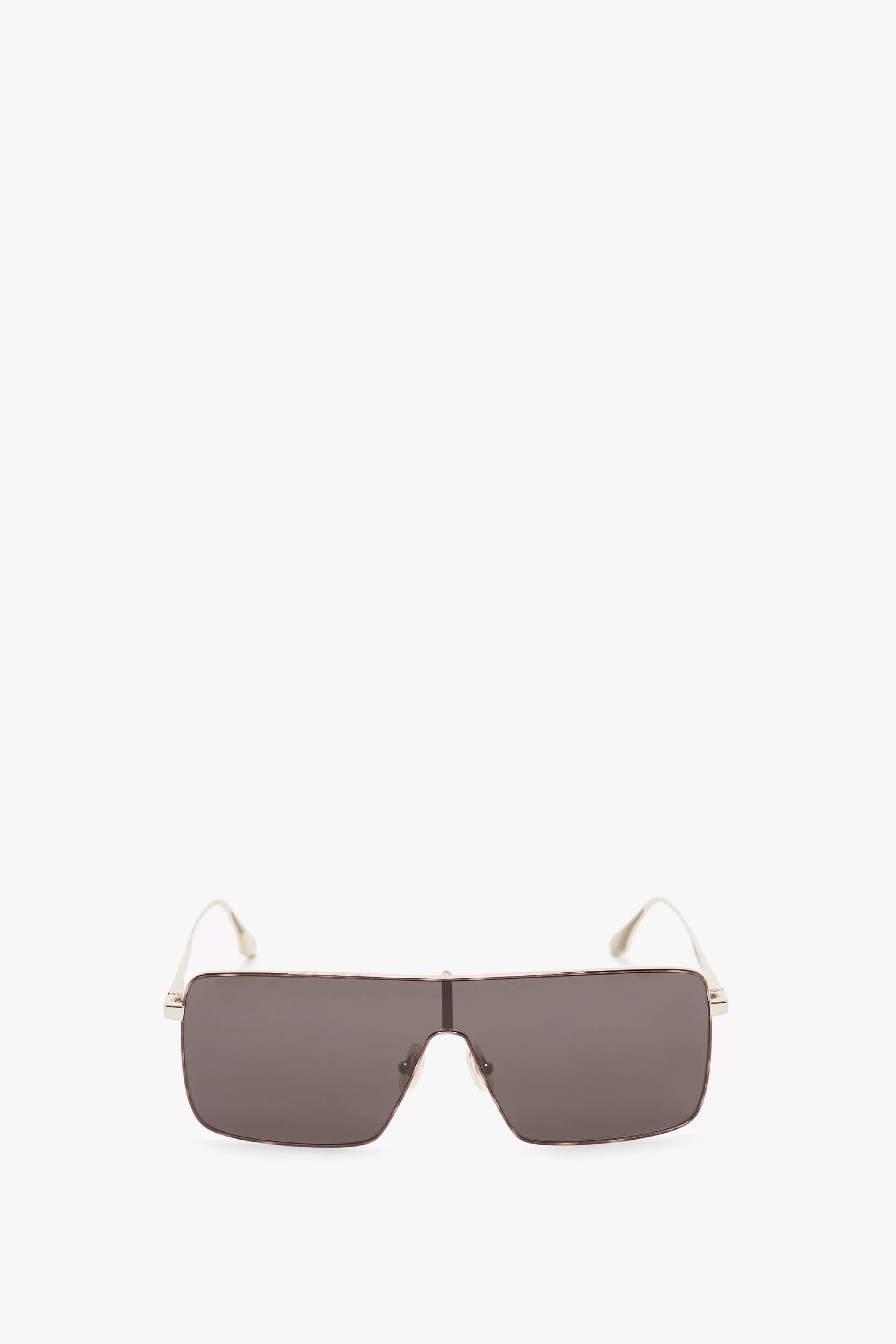 ACCESSORIES Victoria Beckham Gifts | Eyewear | Rectangular Visor In Gold-Smoke