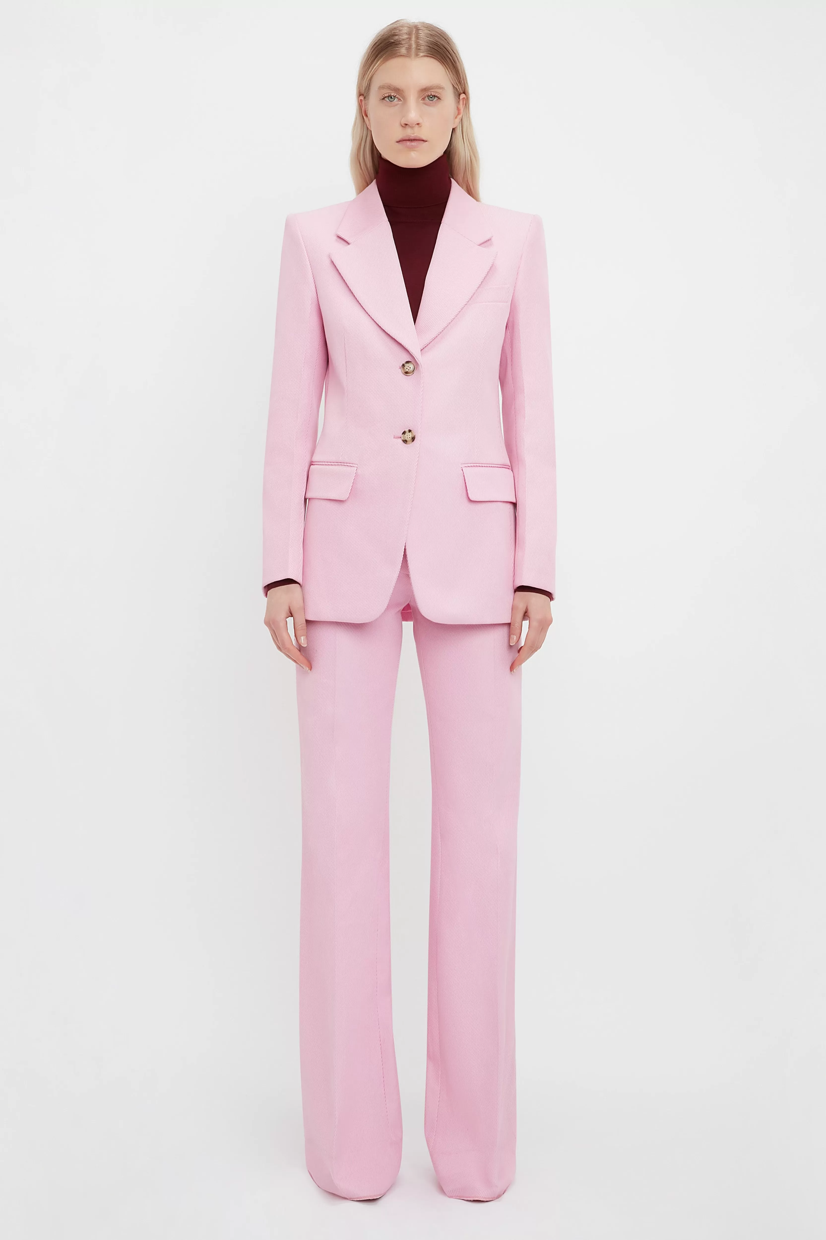 READY TO WEAR Victoria Beckham Sale | Single Button Jacket In Bubblegum