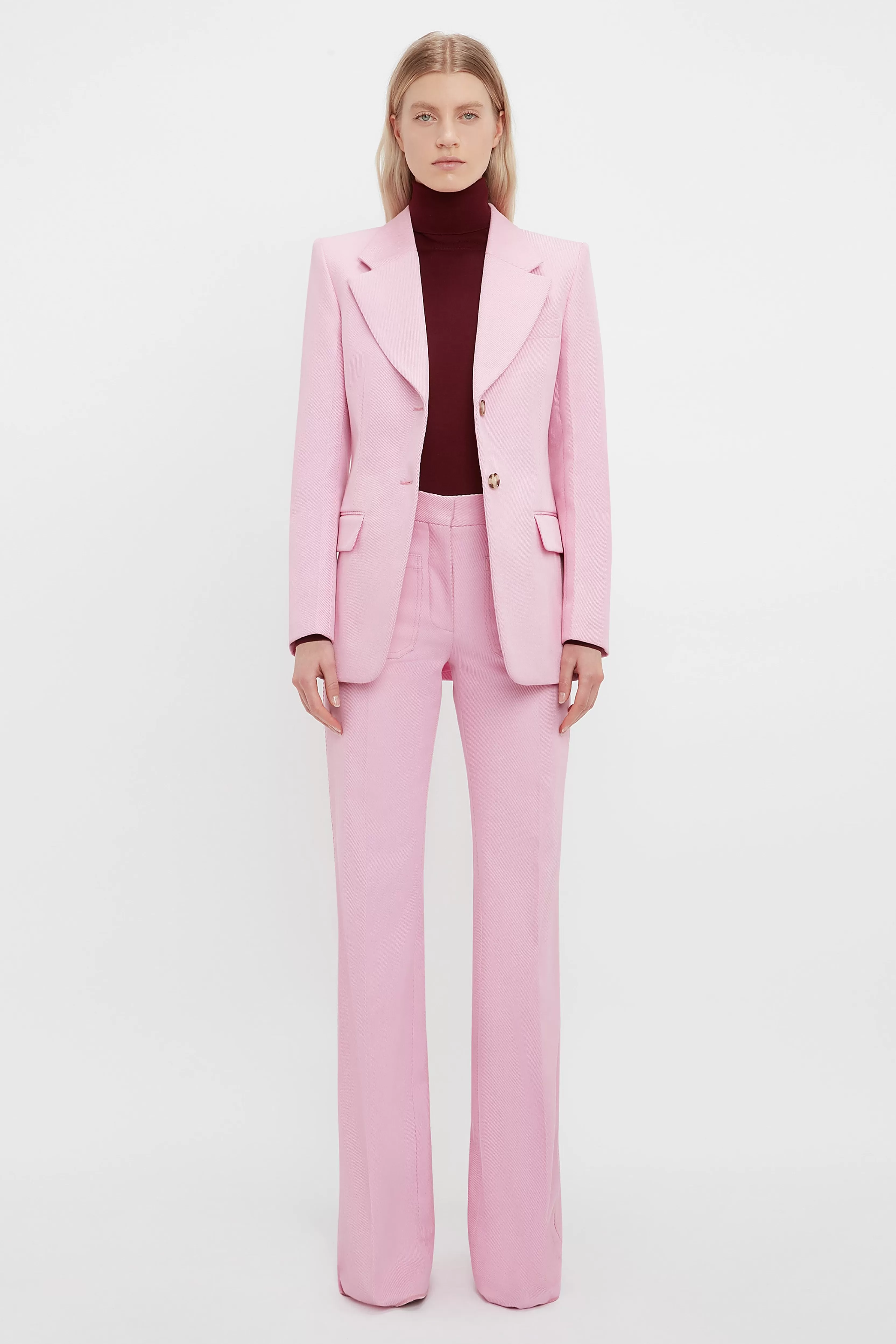 READY TO WEAR Victoria Beckham Sale | Single Button Jacket In Bubblegum