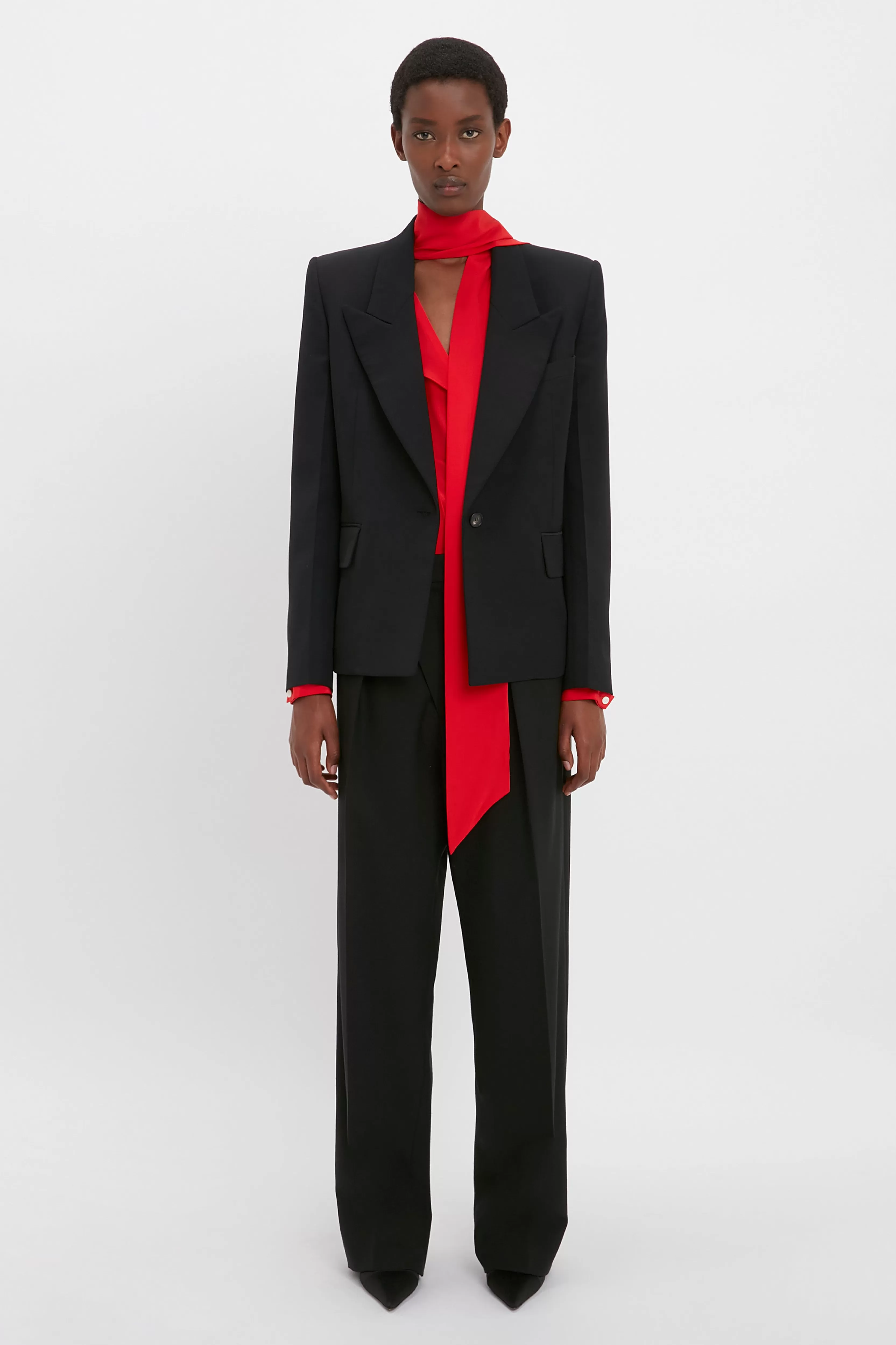 READY TO WEAR Victoria Beckham Sale | Square Shoulder Jacket In Black