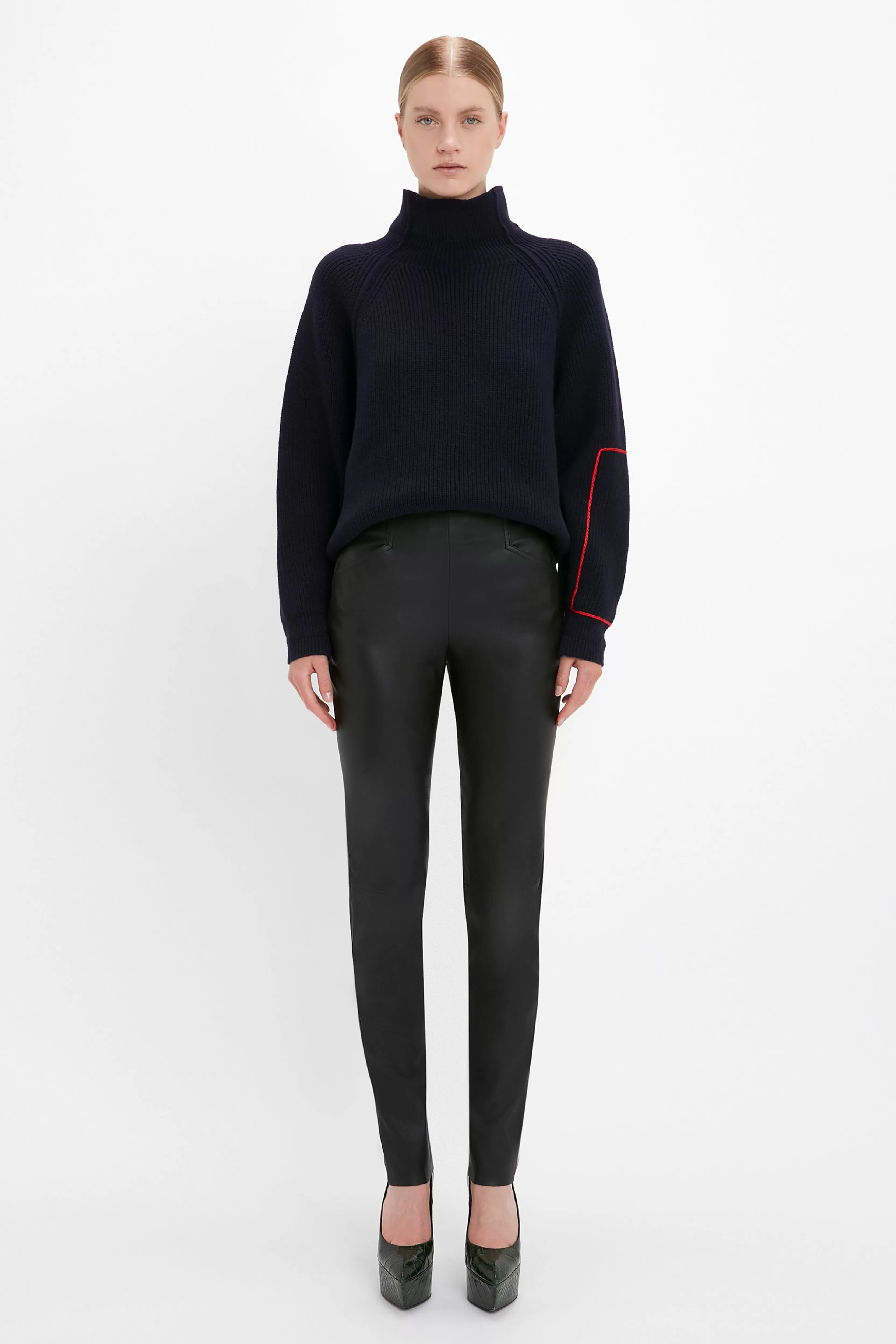 READY TO WEAR Victoria Beckham Sale | Stretch Leather Legging In Black