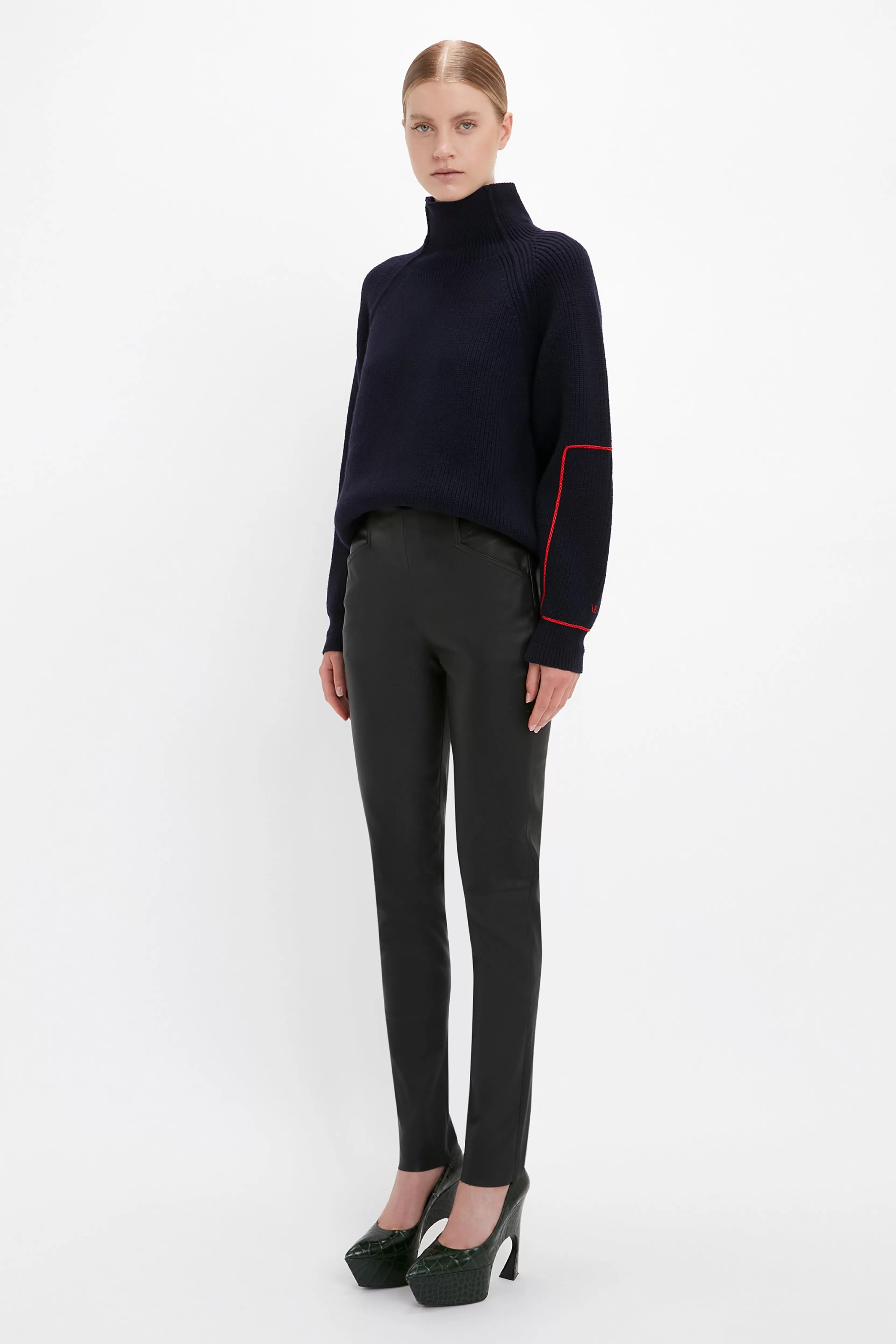 READY TO WEAR Victoria Beckham Sale | Stretch Leather Legging In Black