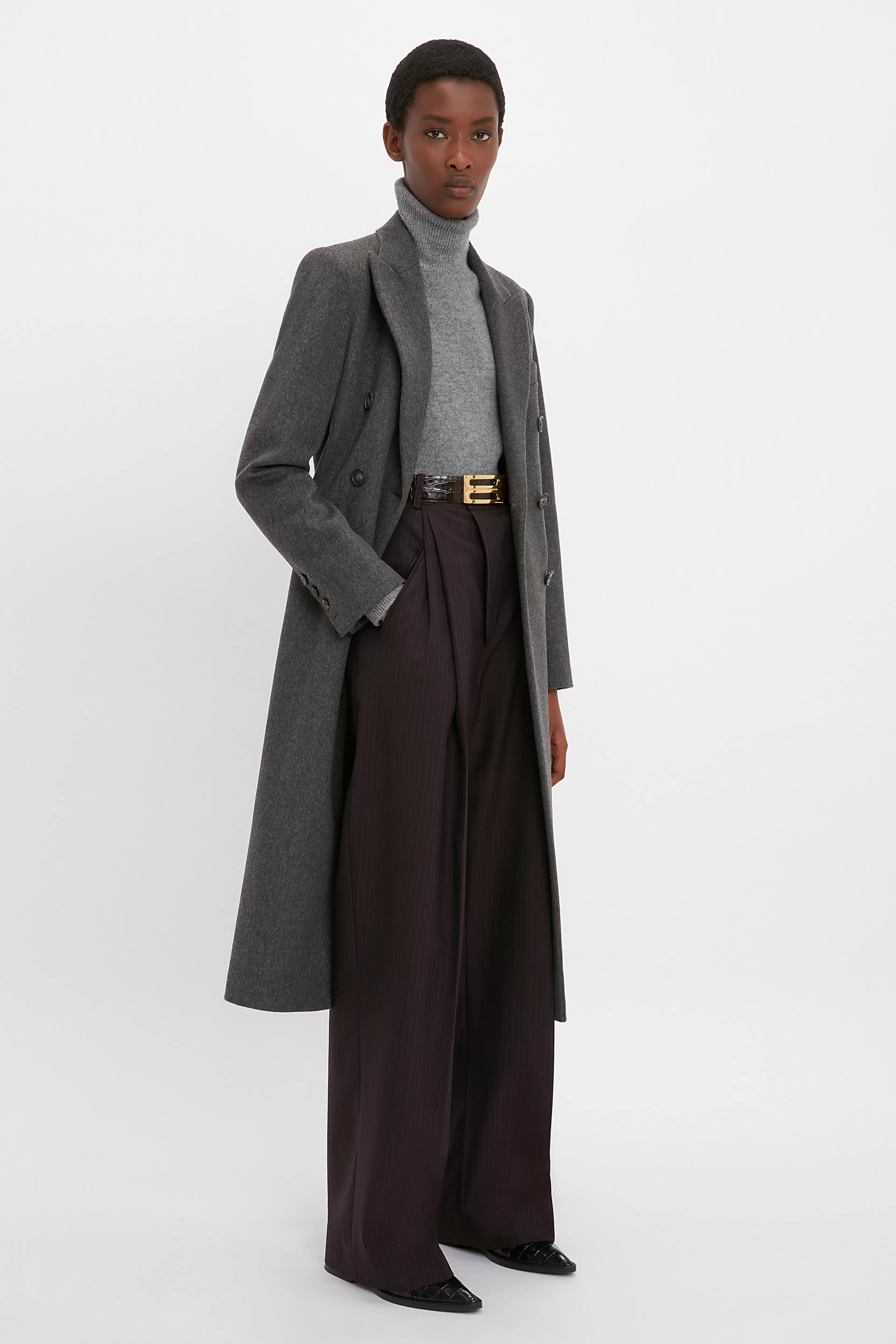 READY TO WEAR Victoria Beckham Jackets & Coats | Tailored Slim Coat In Grey Melange