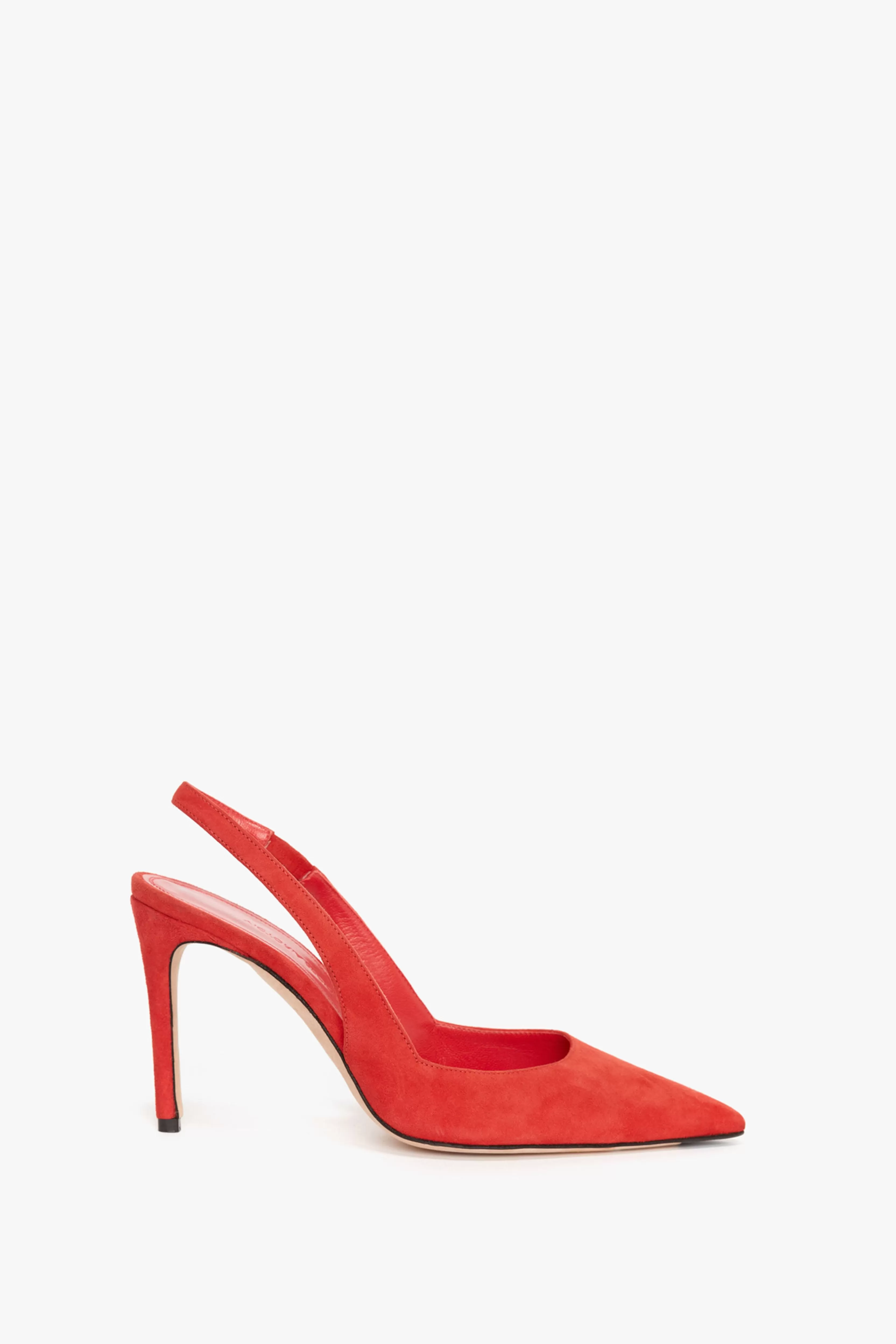 READY TO WEAR Victoria Beckham Sale | V Cut Slingback Pump In Orange Suede