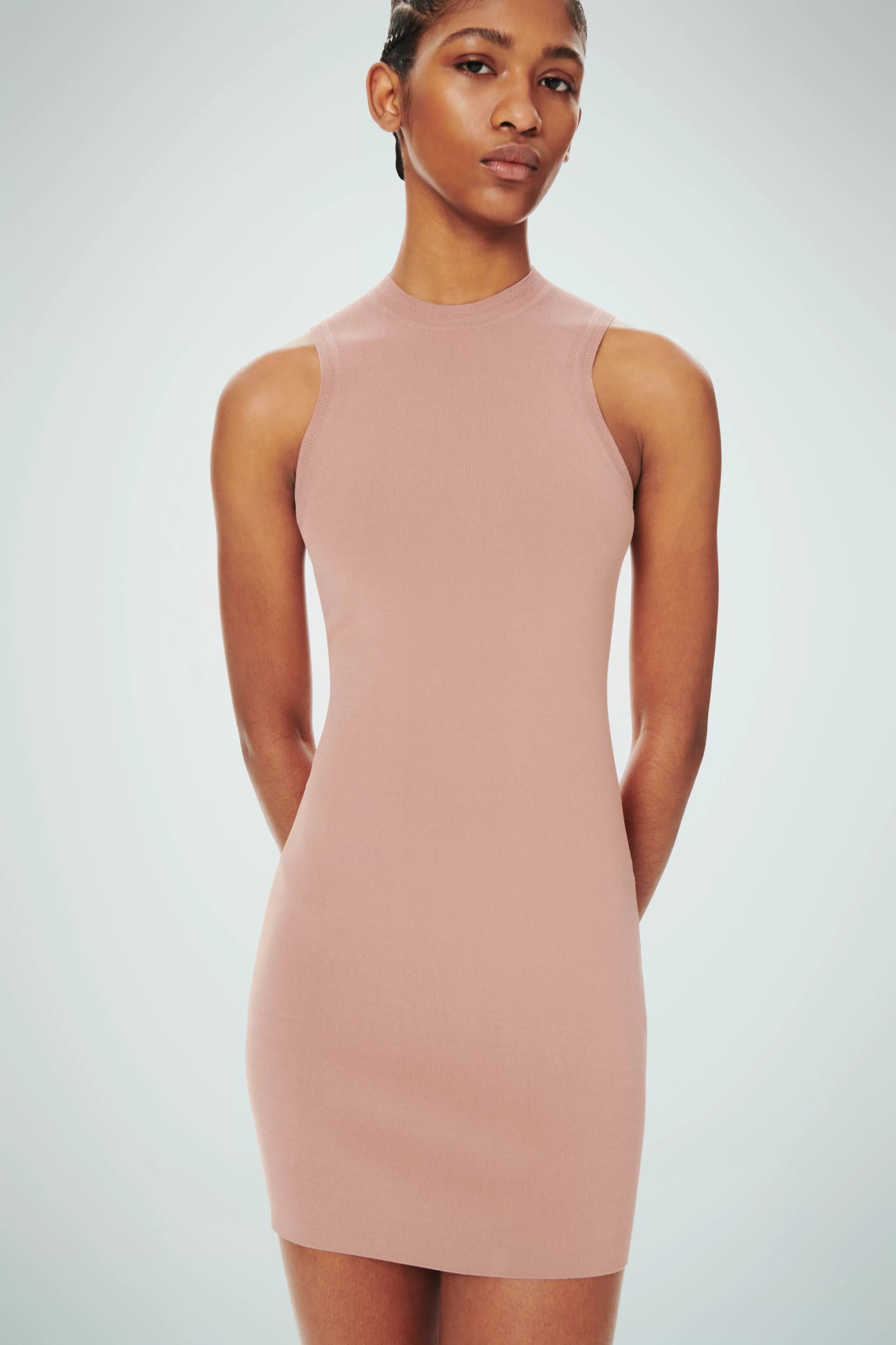 READY TO WEAR Victoria Beckham VB Body | Sale | VB Body Mini Dress in Blush Pink