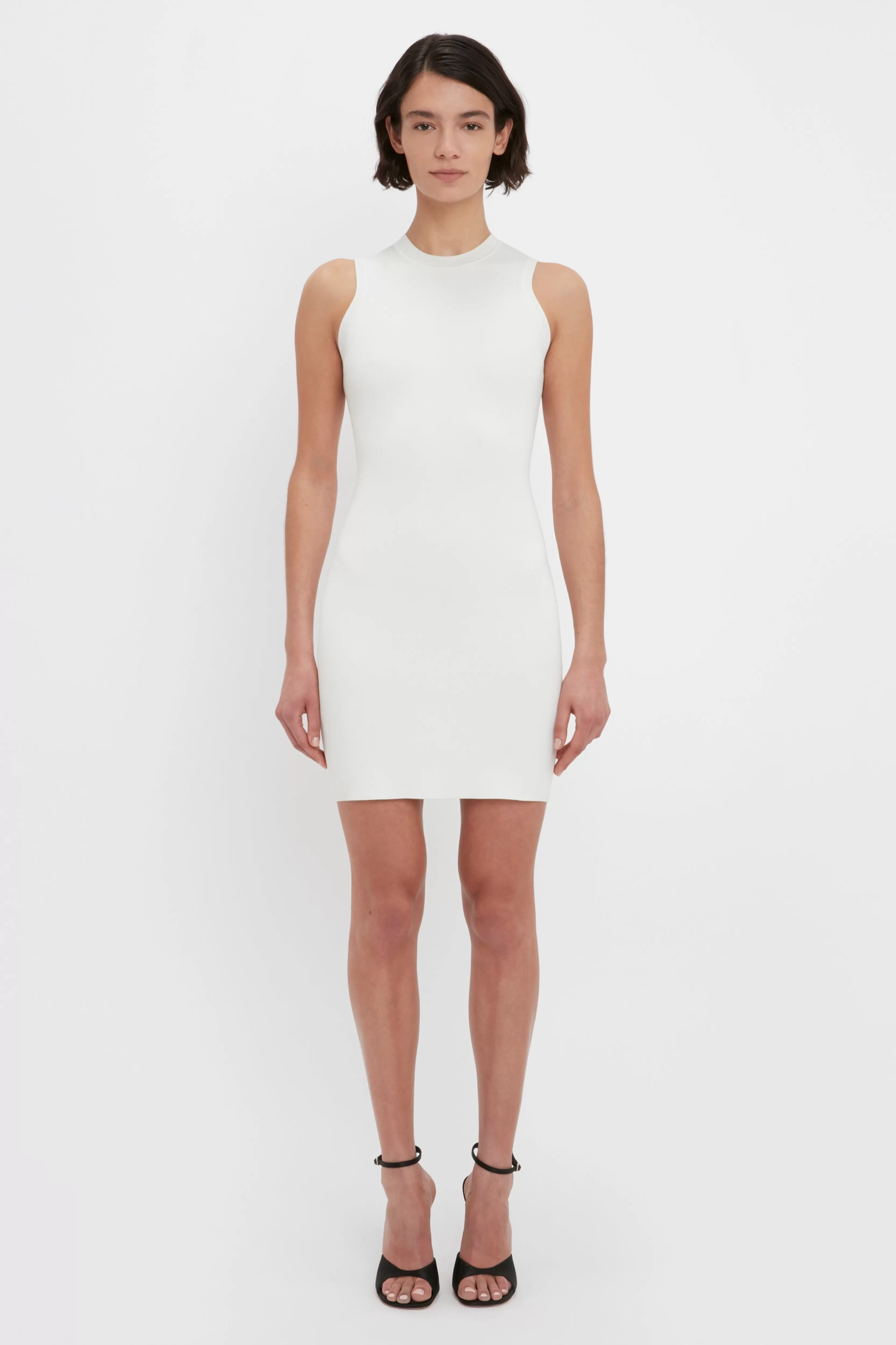 READY TO WEAR Victoria Beckham VB Body | VB Body Mini Dress In White