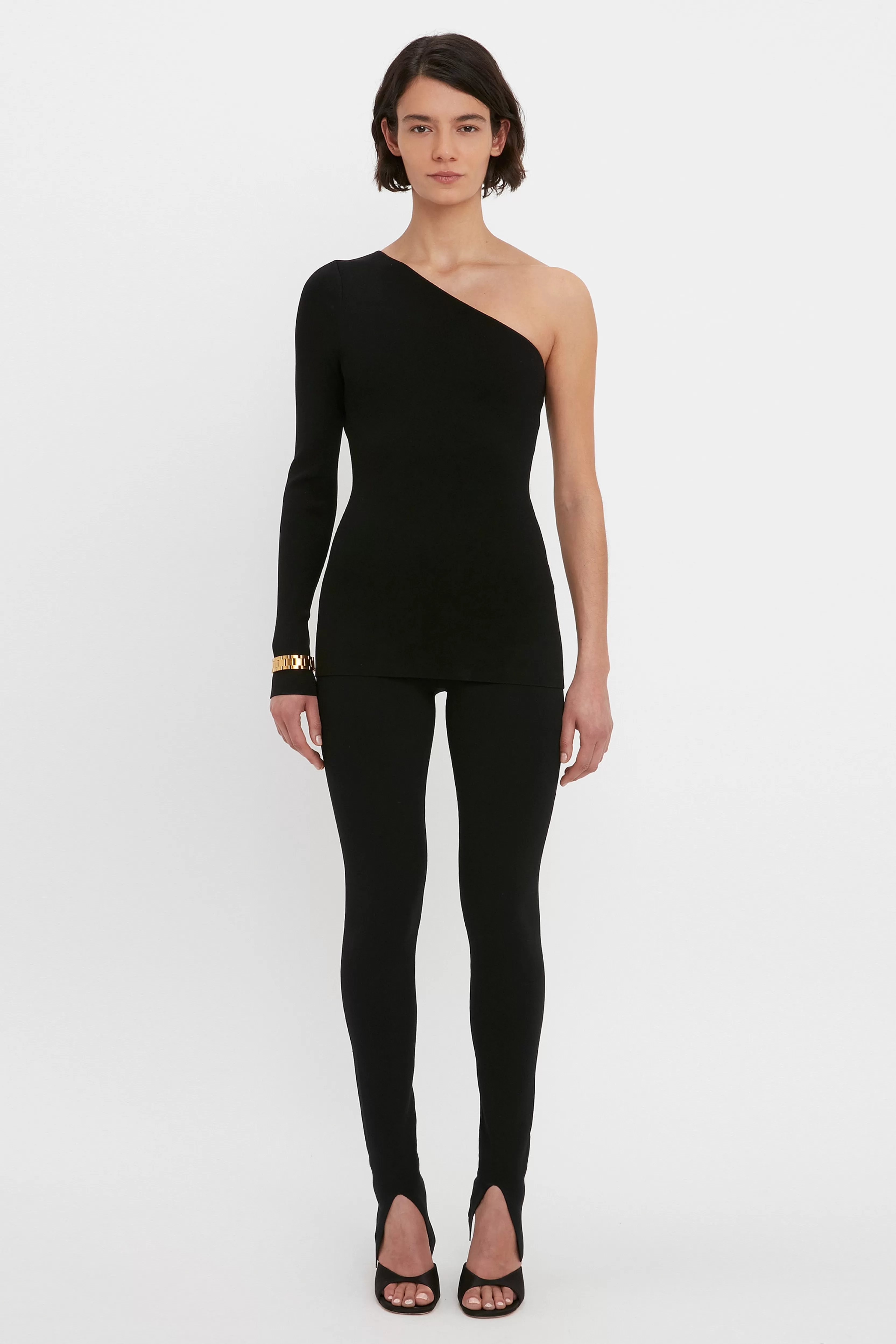 READY TO WEAR Victoria Beckham VB Body | Sale | VB Body One Shoulder Top In Black