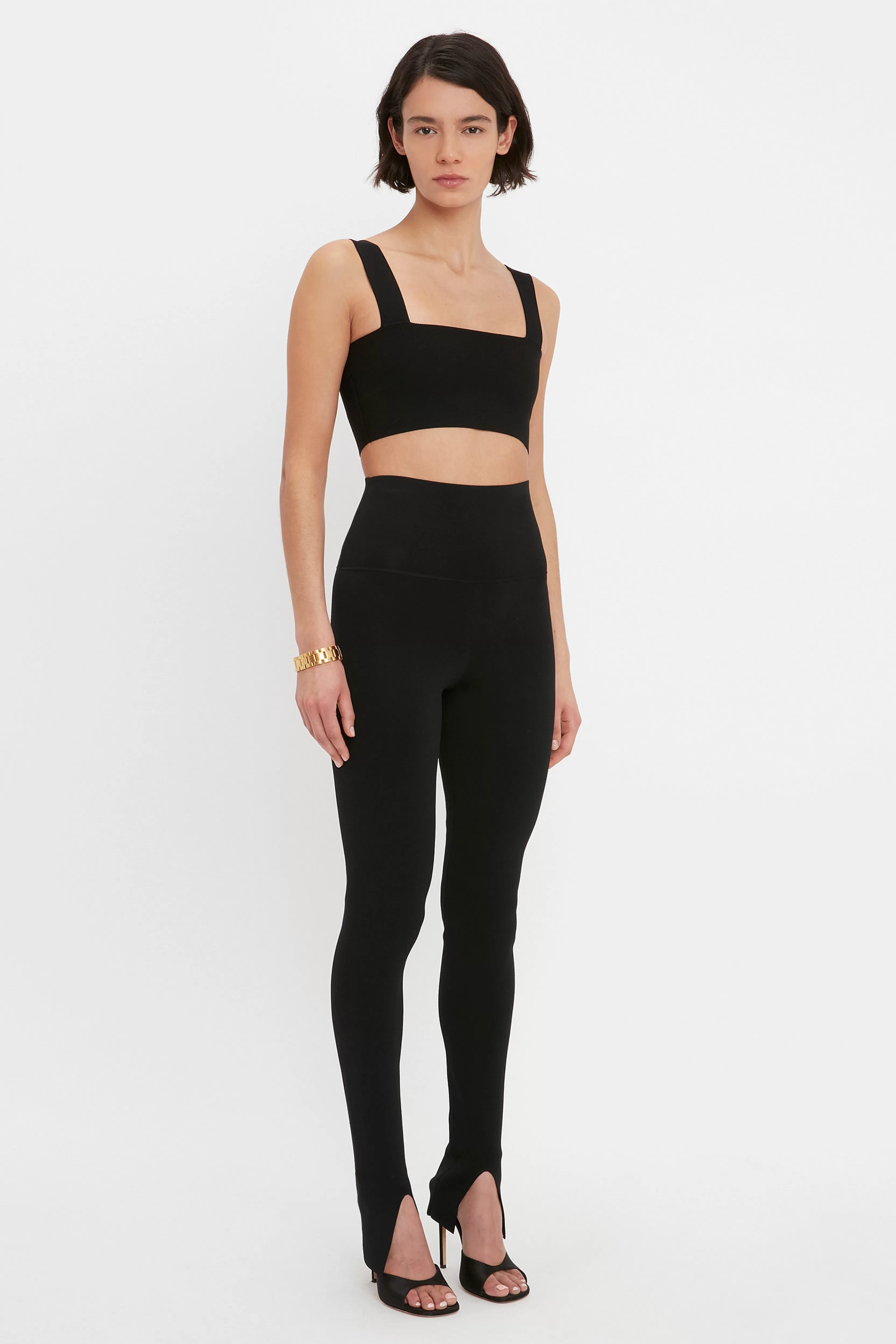 READY TO WEAR Victoria Beckham VB Body | Shirts & Tops | VB Body Strap Bandeau Top In Black