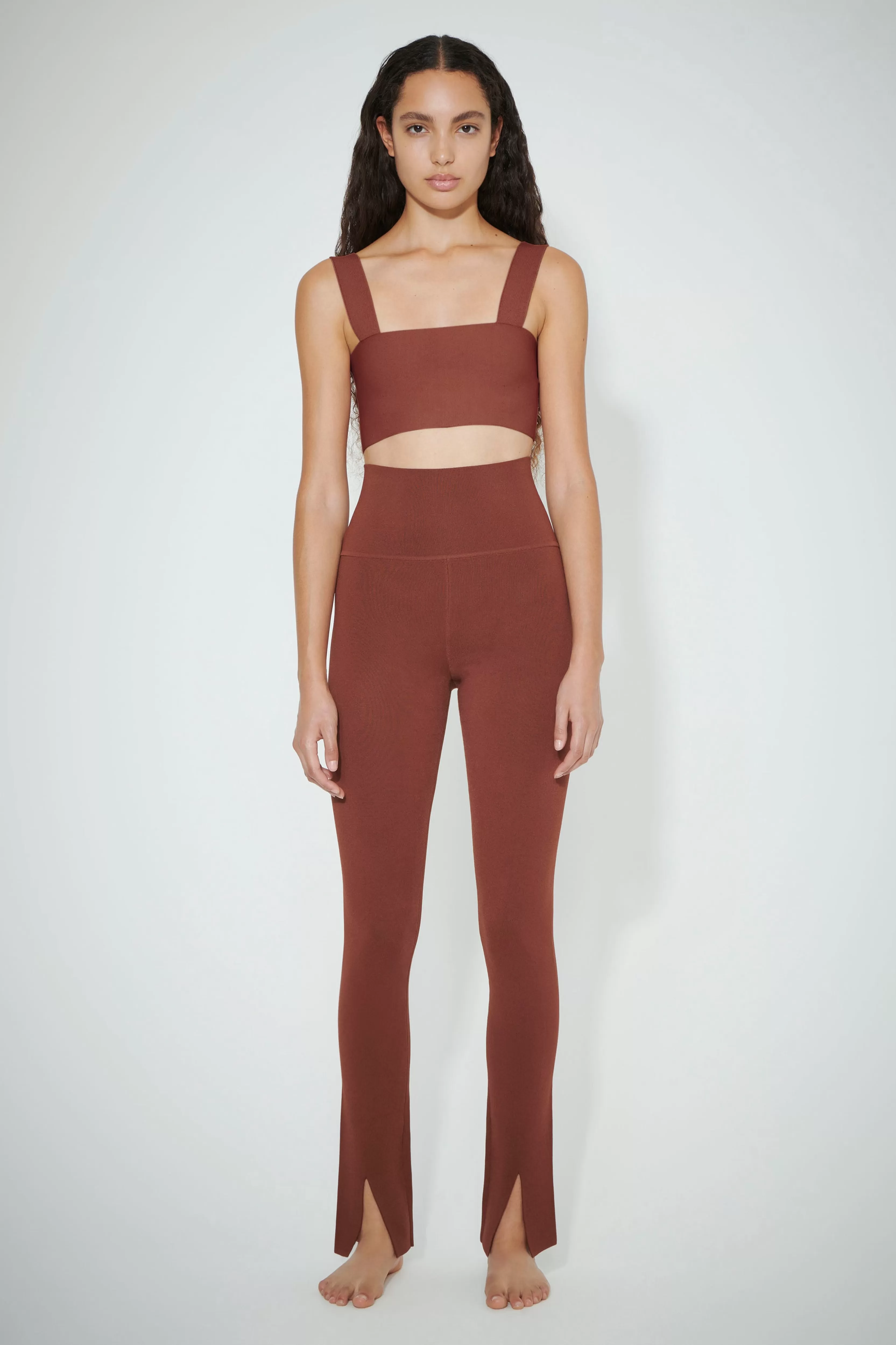 READY TO WEAR Victoria Beckham VB Body | Sale | VB Body Strap Bandeau Top in Brown