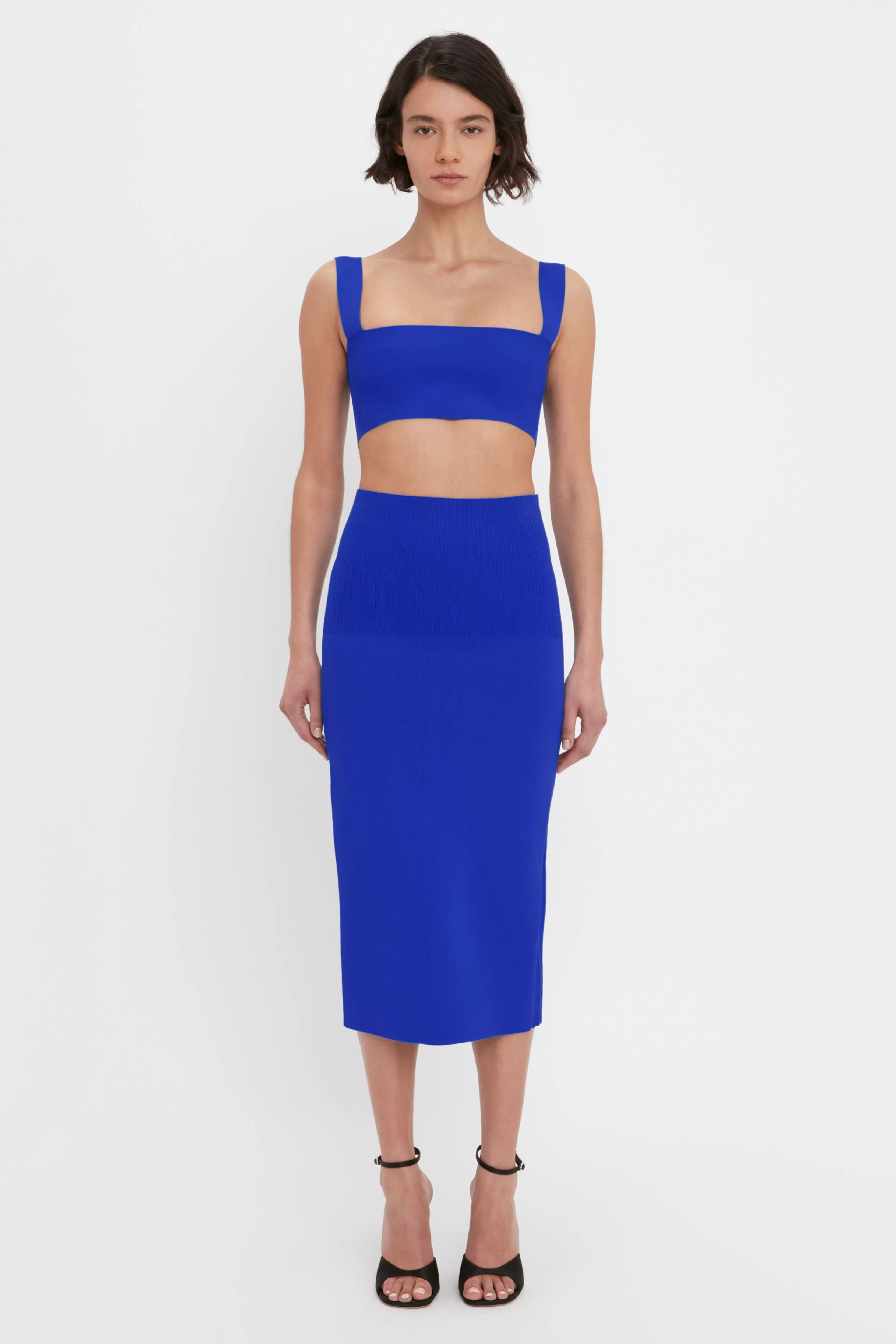 READY TO WEAR Victoria Beckham VB Body | Sale | VB Body Strap Bandeau Top In Cobalt