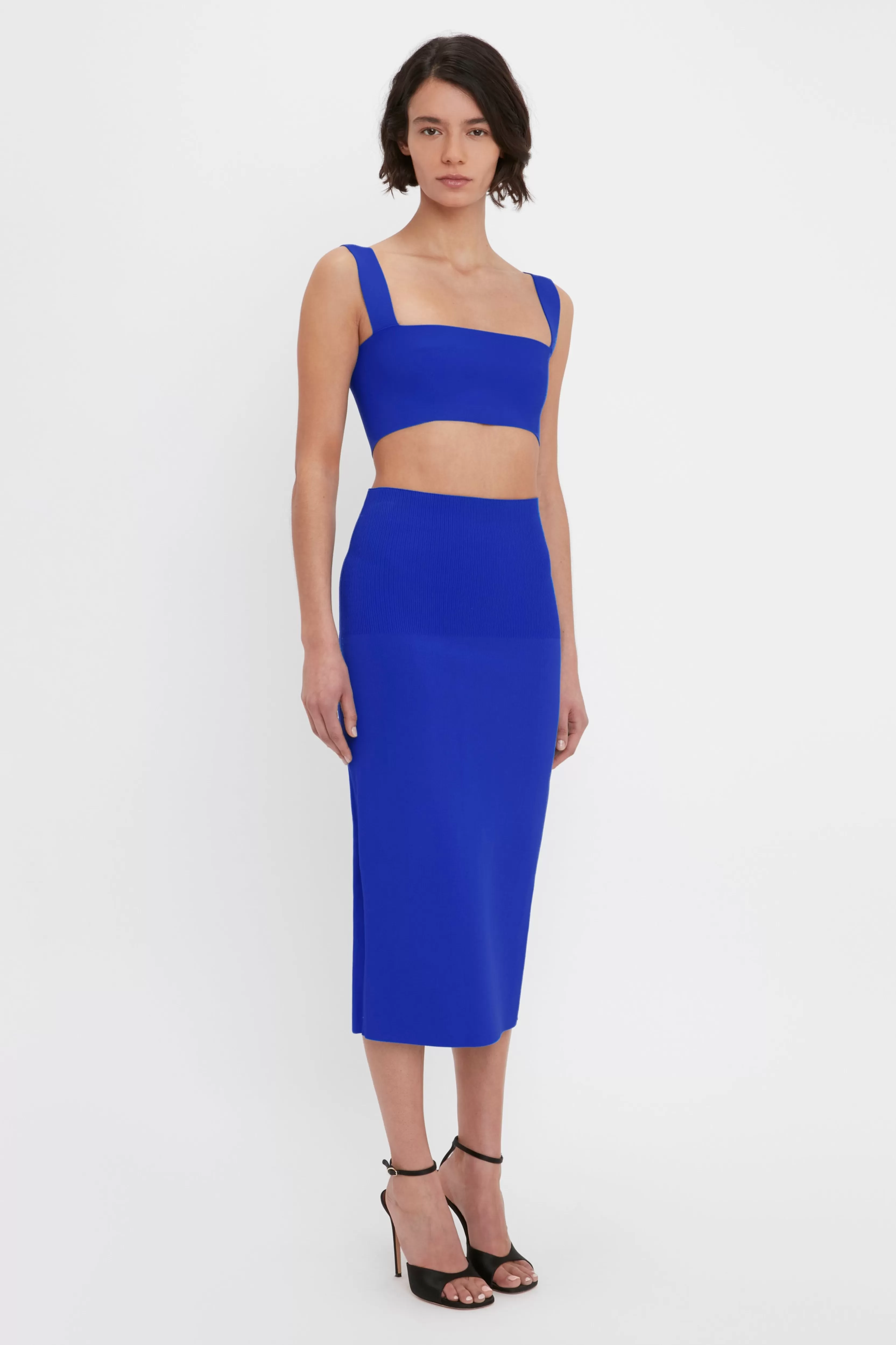 READY TO WEAR Victoria Beckham VB Body | Sale | VB Body Strap Bandeau Top In Cobalt