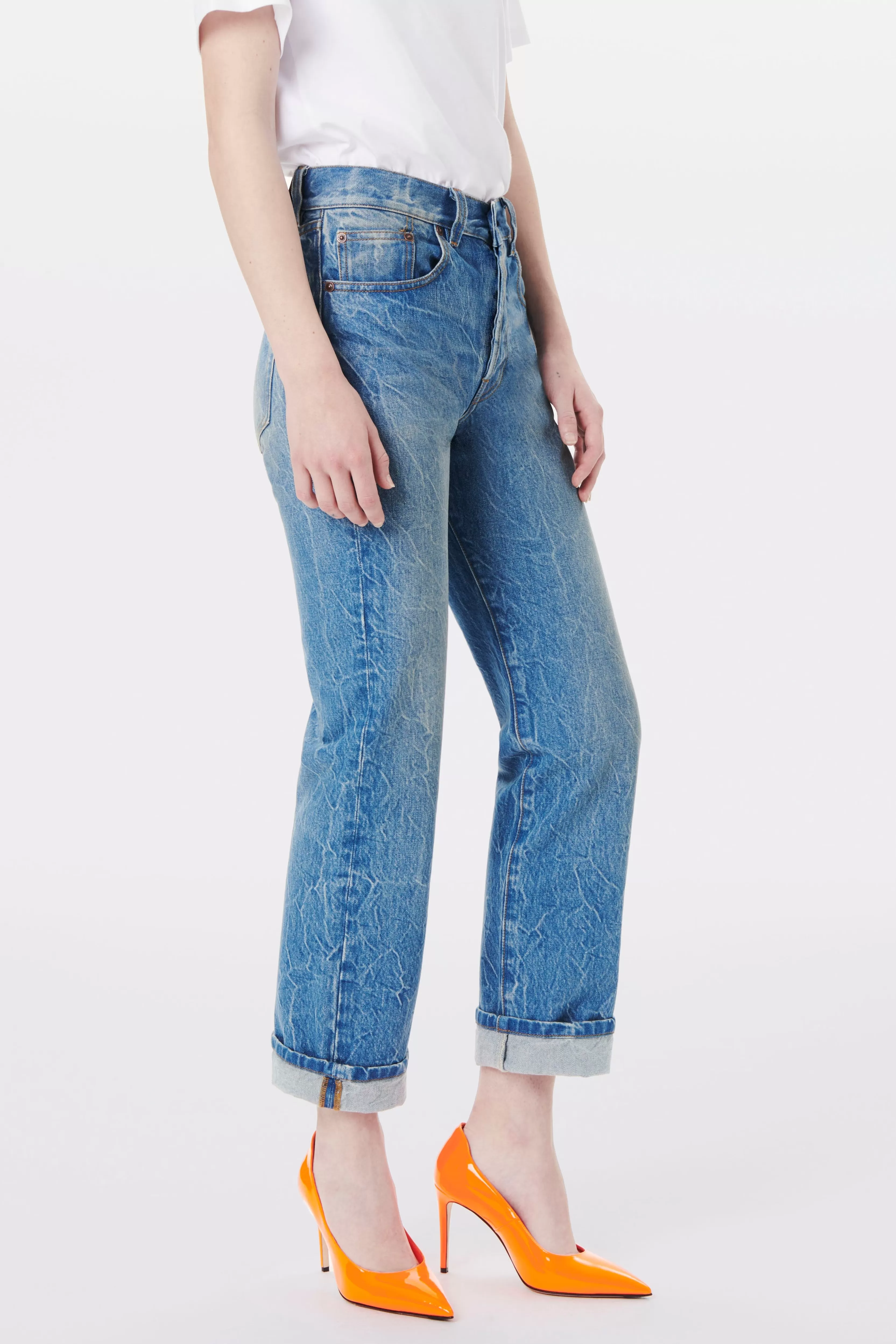 READY TO WEAR Victoria Beckham Denim | Victoria Mid-Rise Jean In Miami Wash