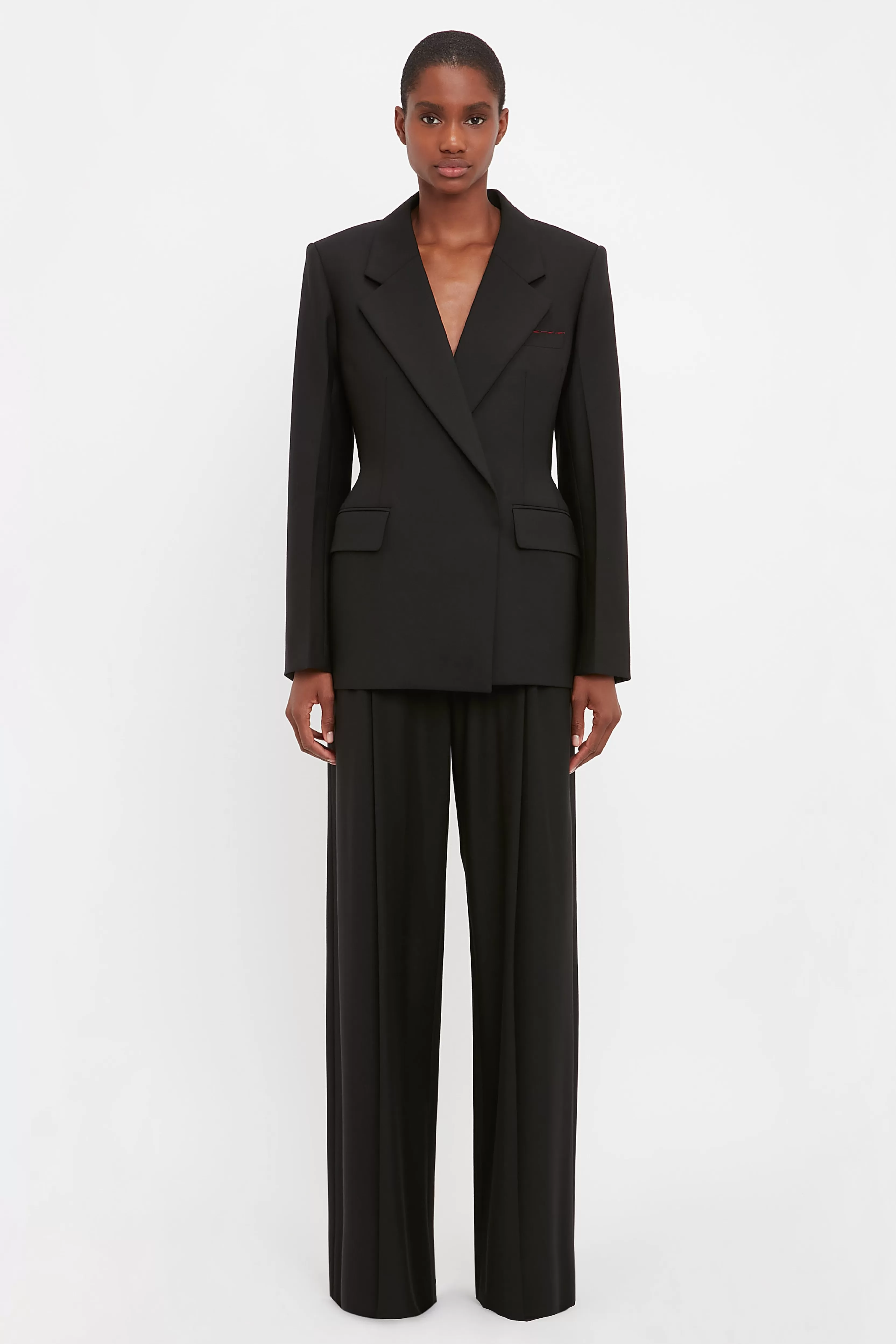 READY TO WEAR Victoria Beckham Sale | Waist Detail Jacket In Black