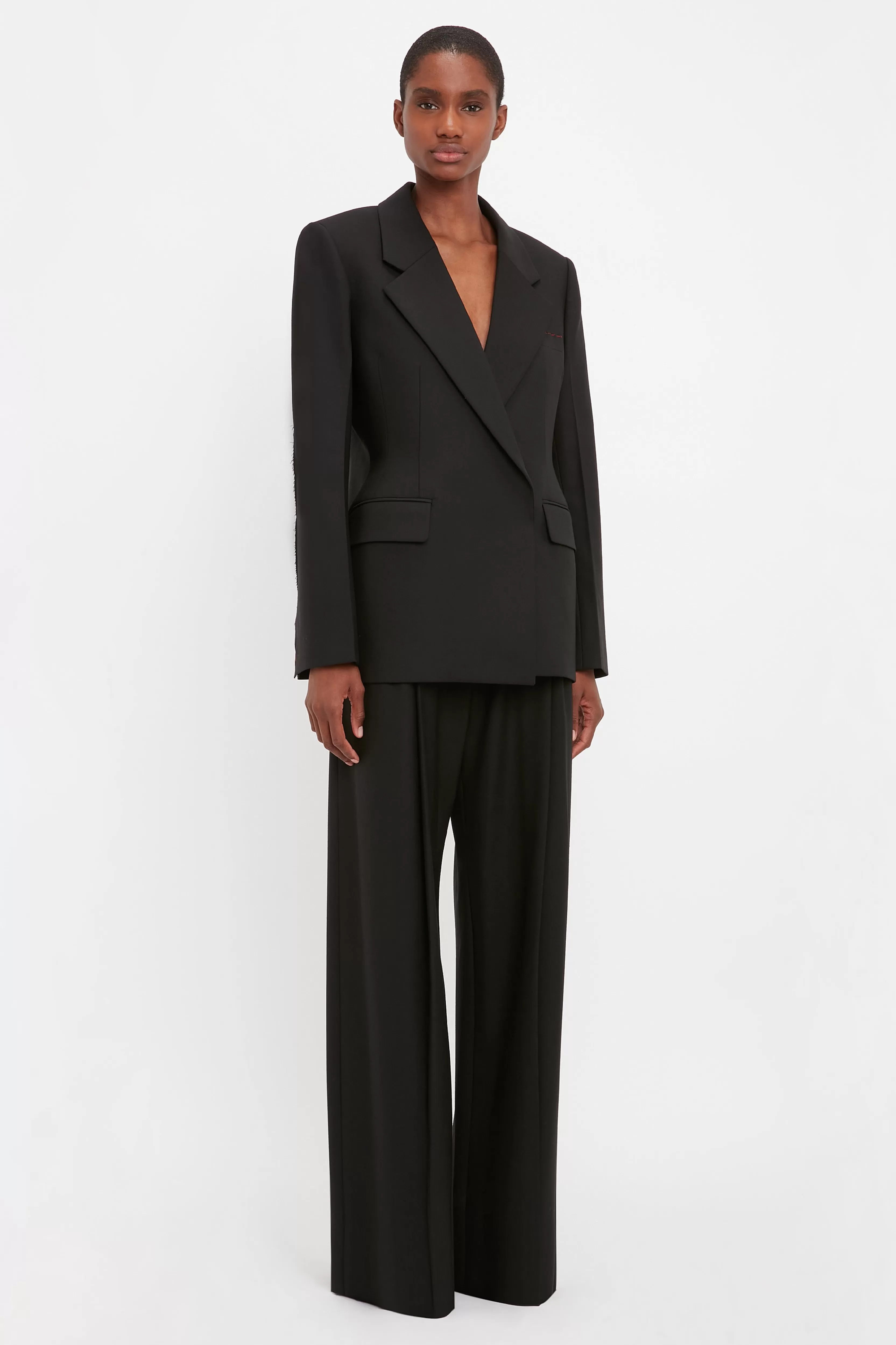 READY TO WEAR Victoria Beckham Sale | Waist Detail Jacket In Black