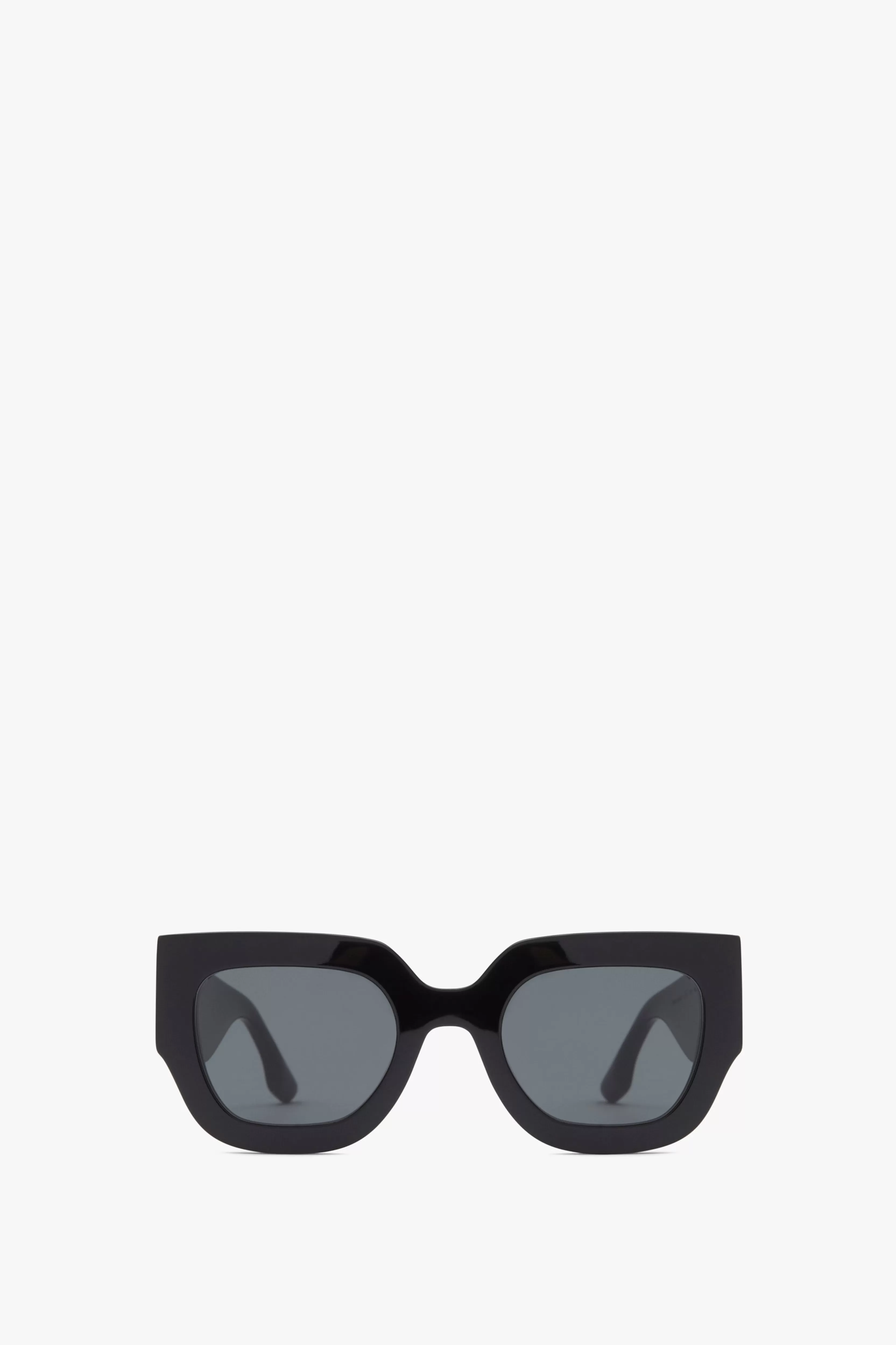 ACCESSORIES Victoria Beckham Eyewear | Wide Flat Square Sunglasses in Black