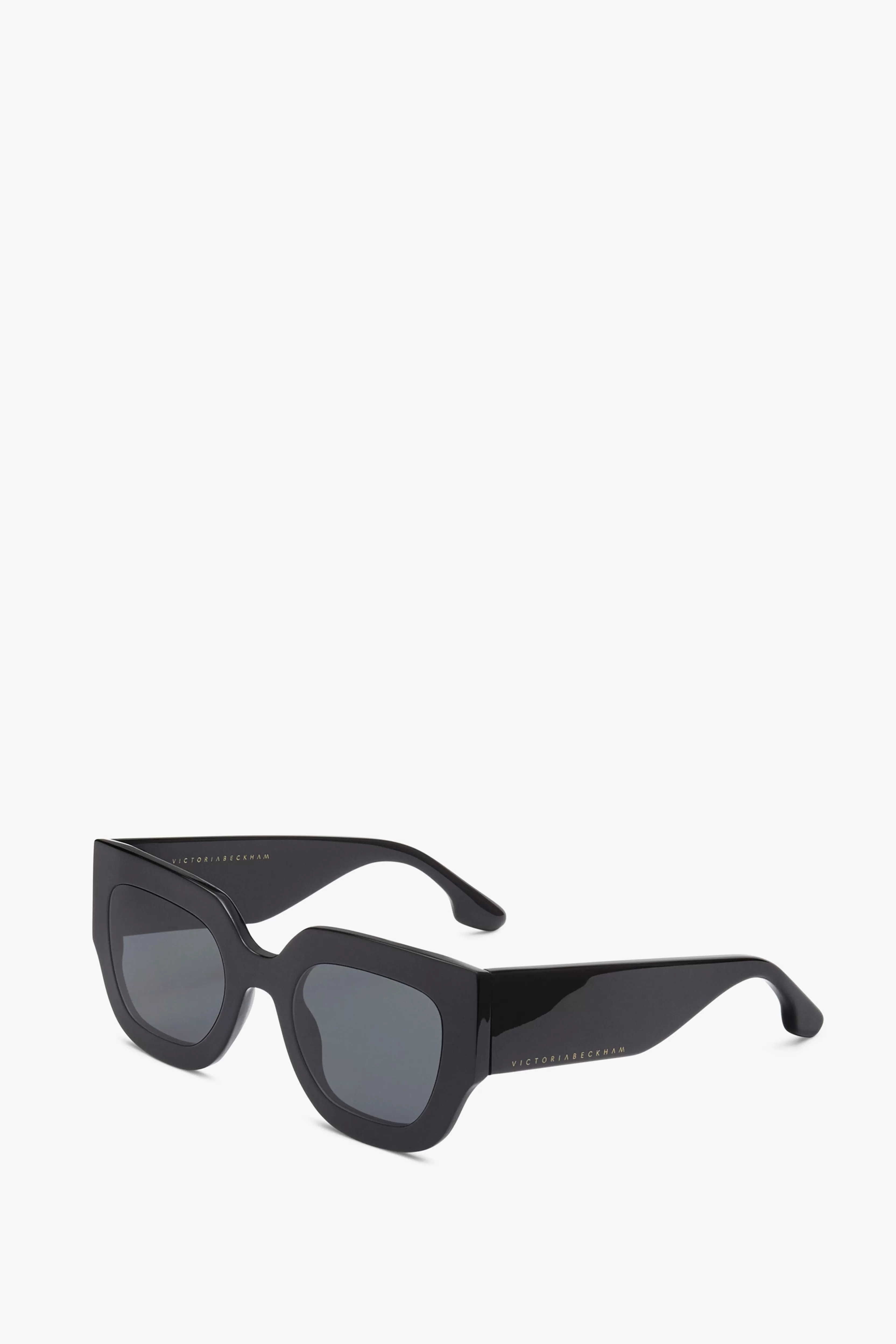 ACCESSORIES Victoria Beckham Eyewear | Wide Flat Square Sunglasses in Black